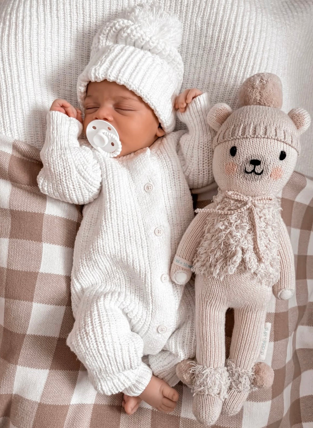 TEXTURED COTTON LONG ROMPER | SNOW