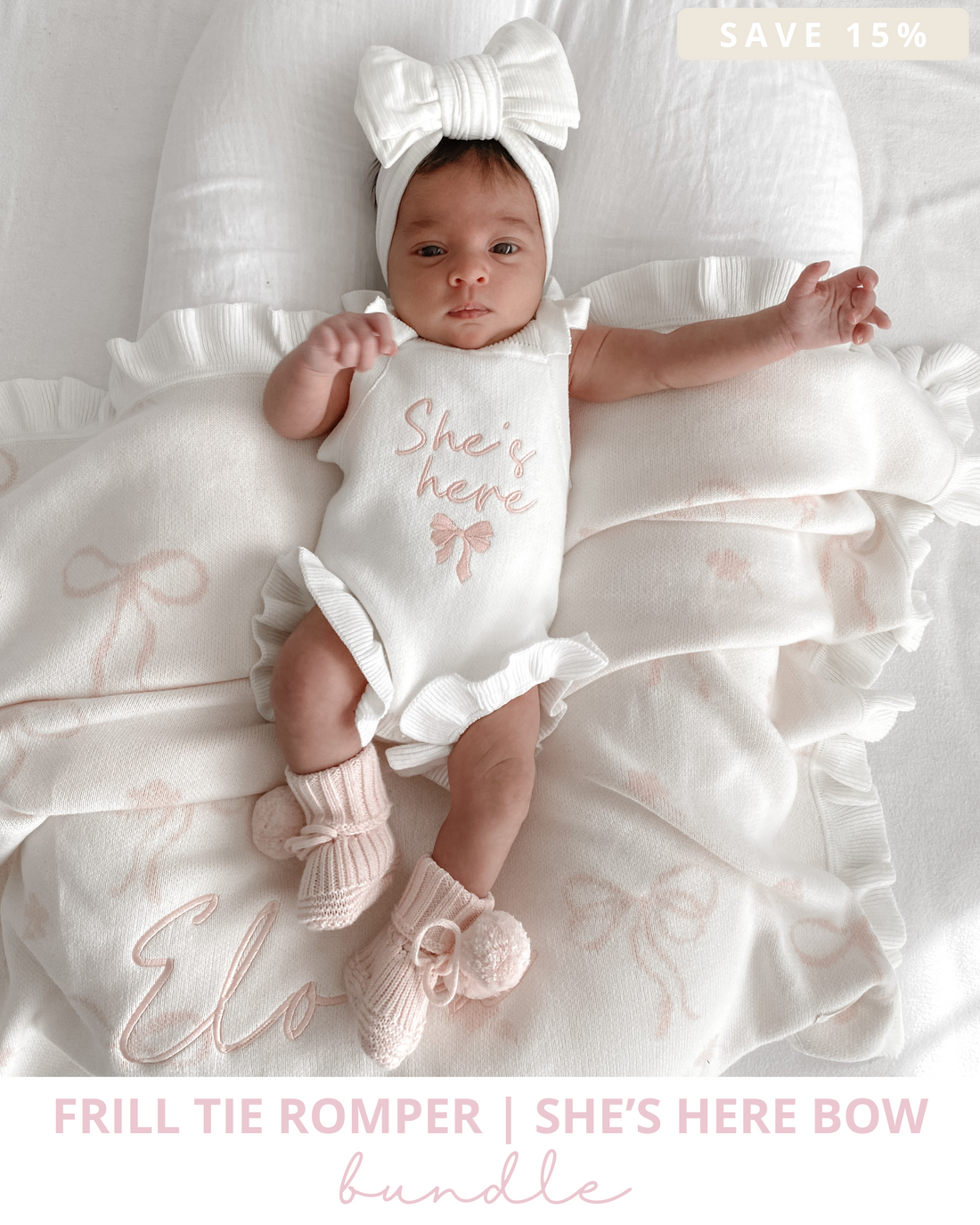 Tie Frill Romper - She&