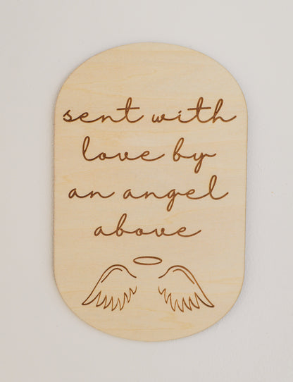 SENT WITH LOVE PLAQUE