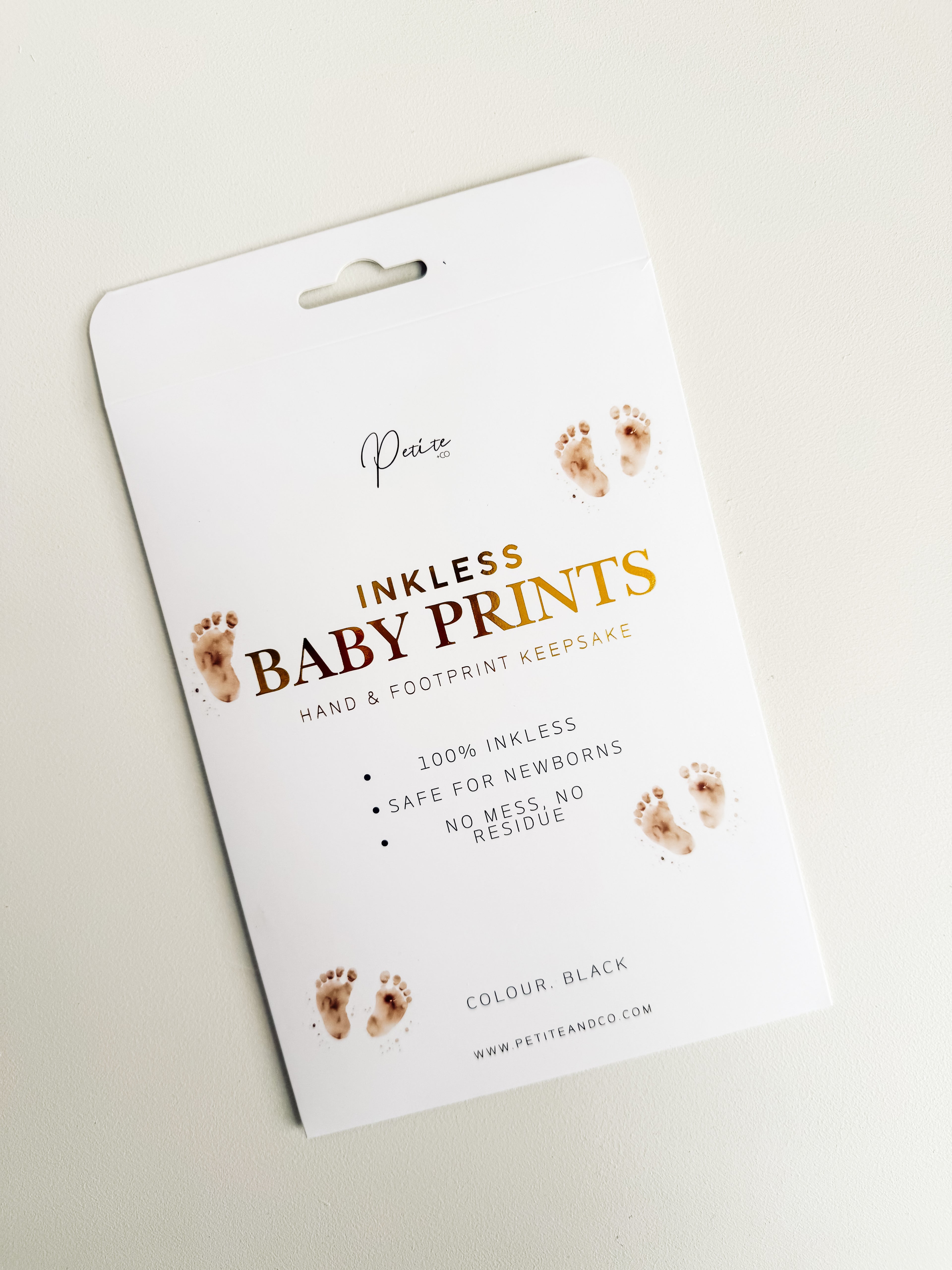 INKLESS BABY PRINTS - HAND &amp; FOOTPRINT KEEPSAKE