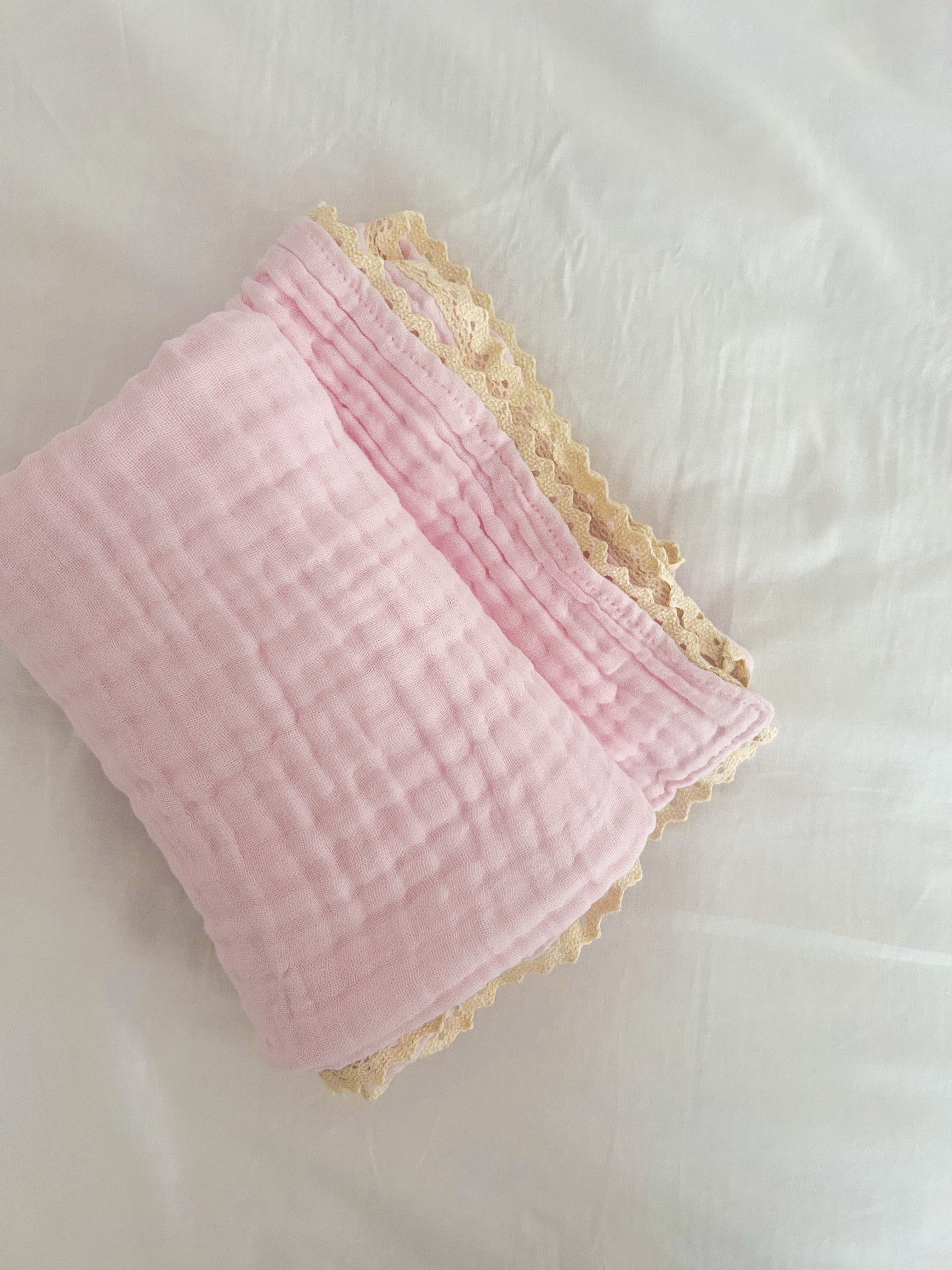 Pink Lace 2024 Blanket