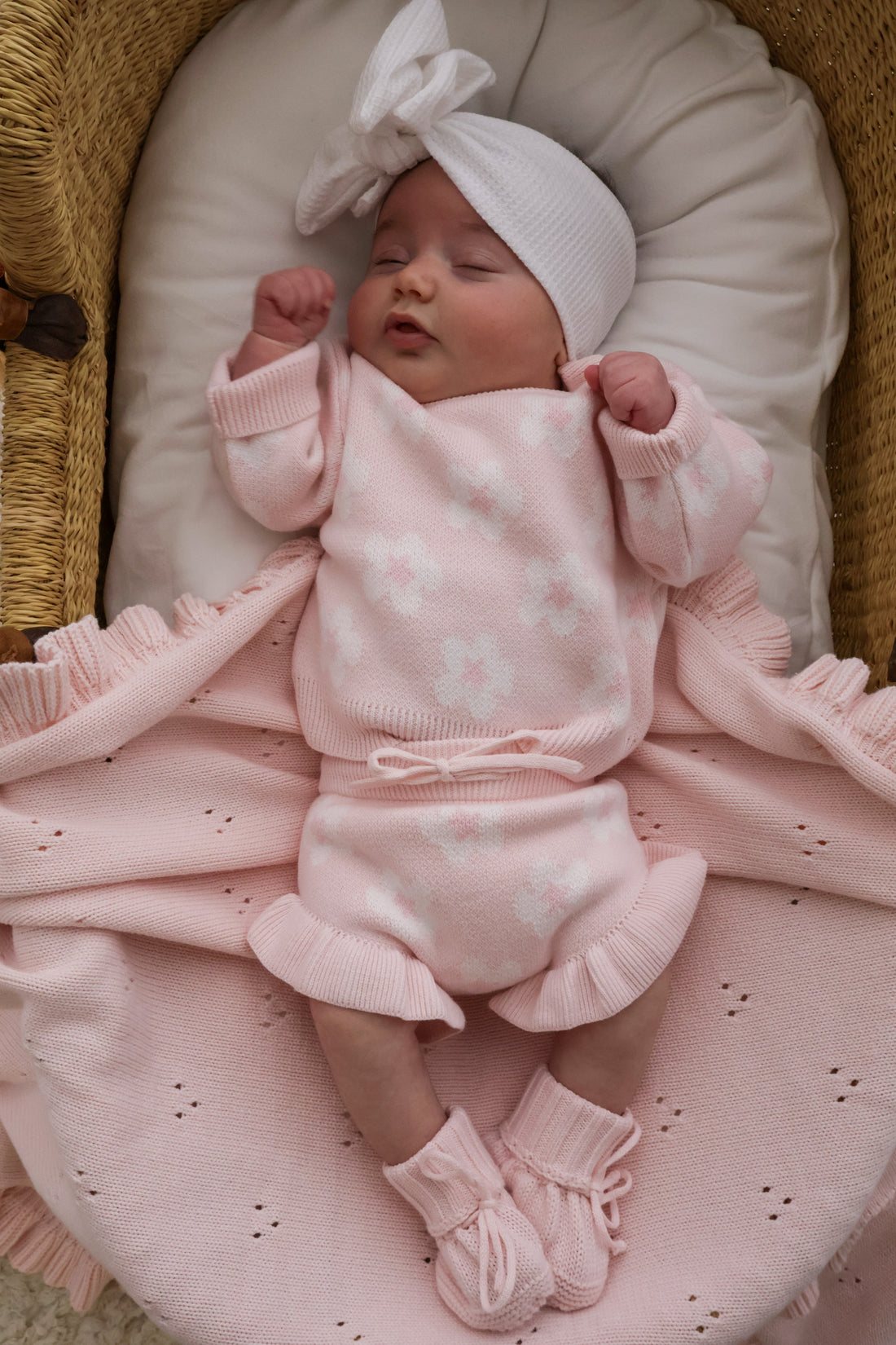 FLOWER JUMPER | BABY PINK