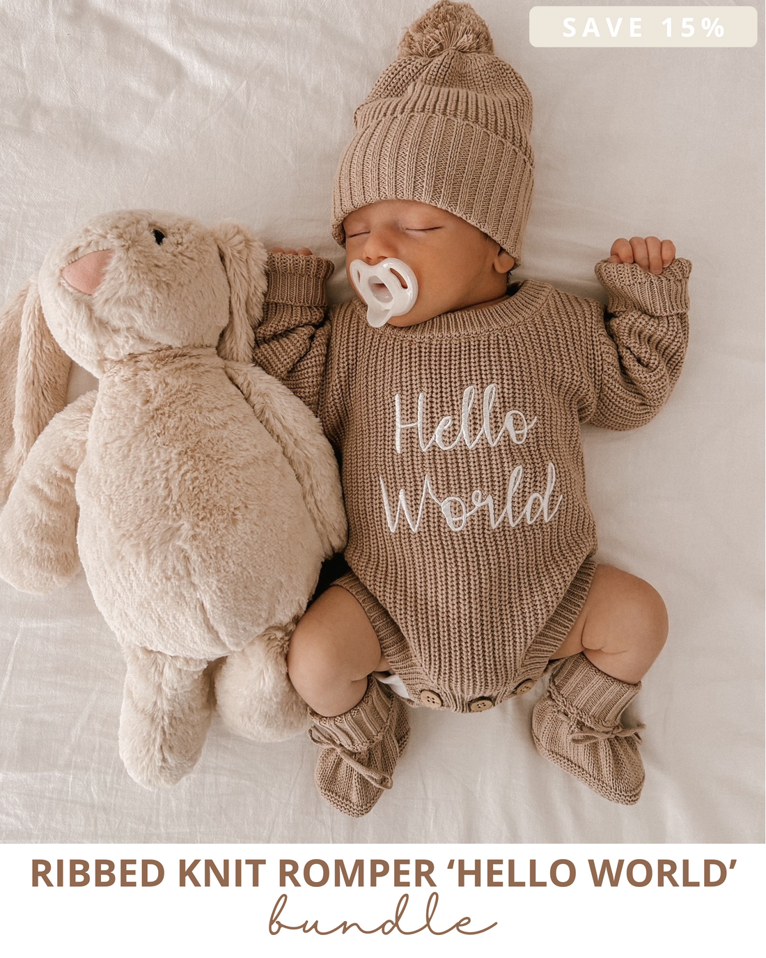 Knit Ribbed Romper Bundle &