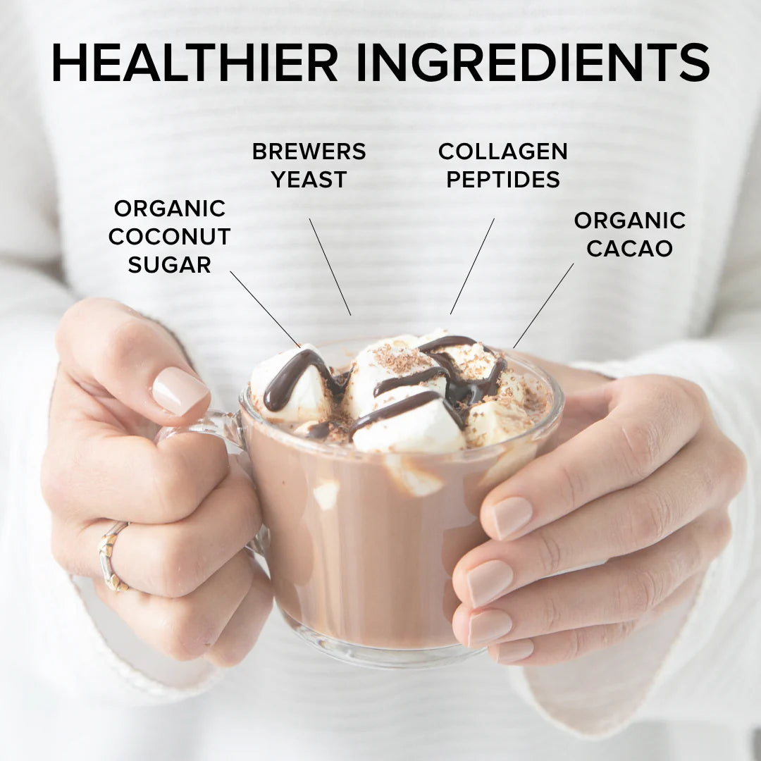 LACTATION HOT CHOCOLATE WITH COLLAGEN (DF, SF)