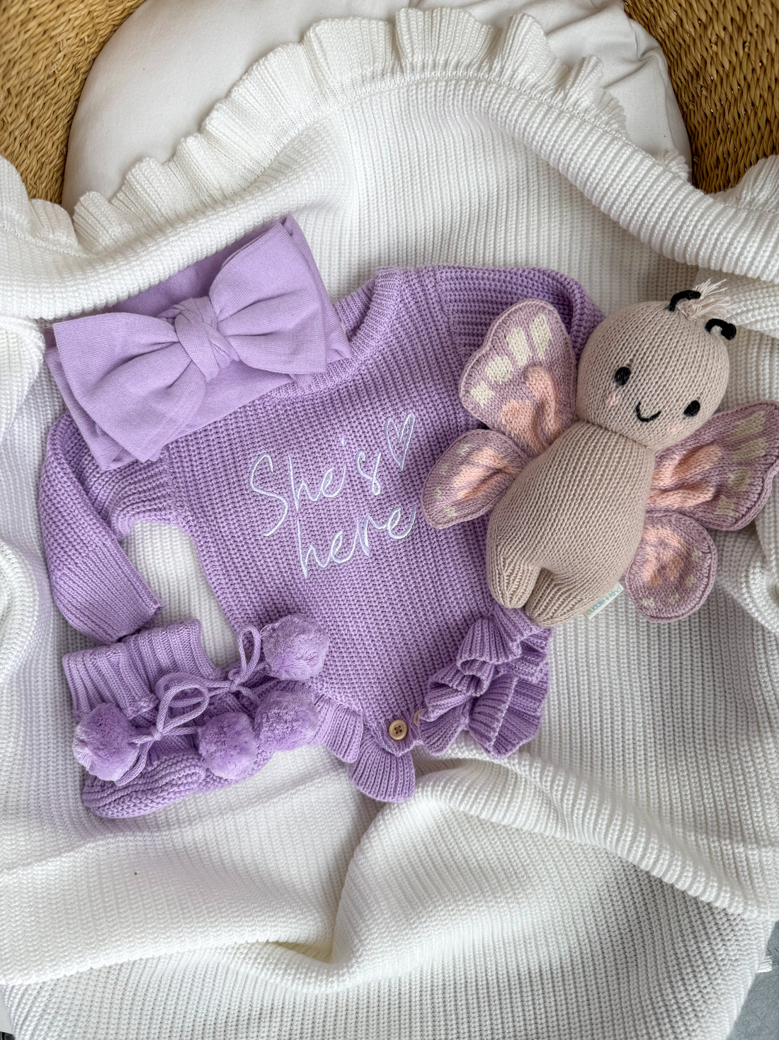 BOOTIES | POMPOM | ORCHID