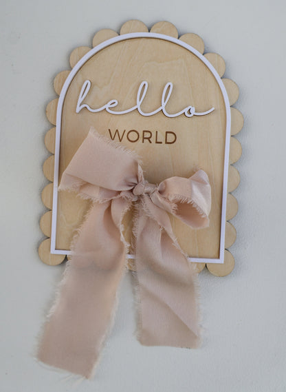 HELLO WORLD SCALLOP EDGE