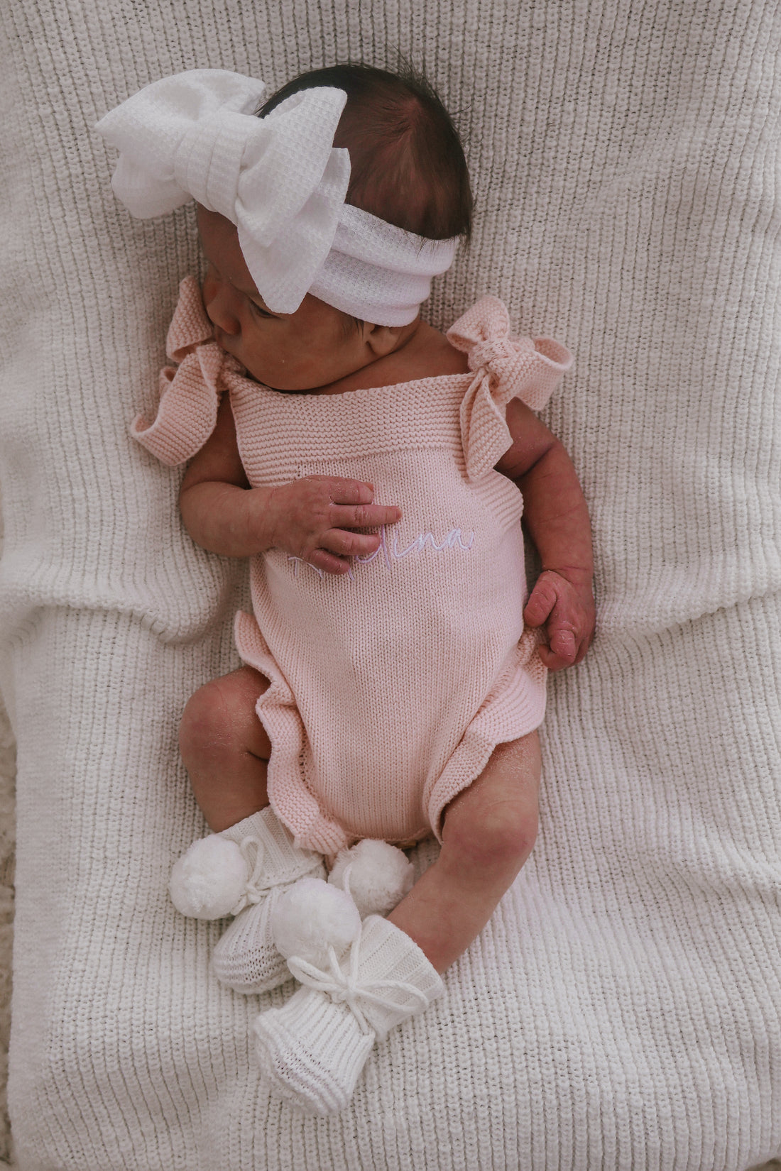 FLO FRILL ROMPER | PINK