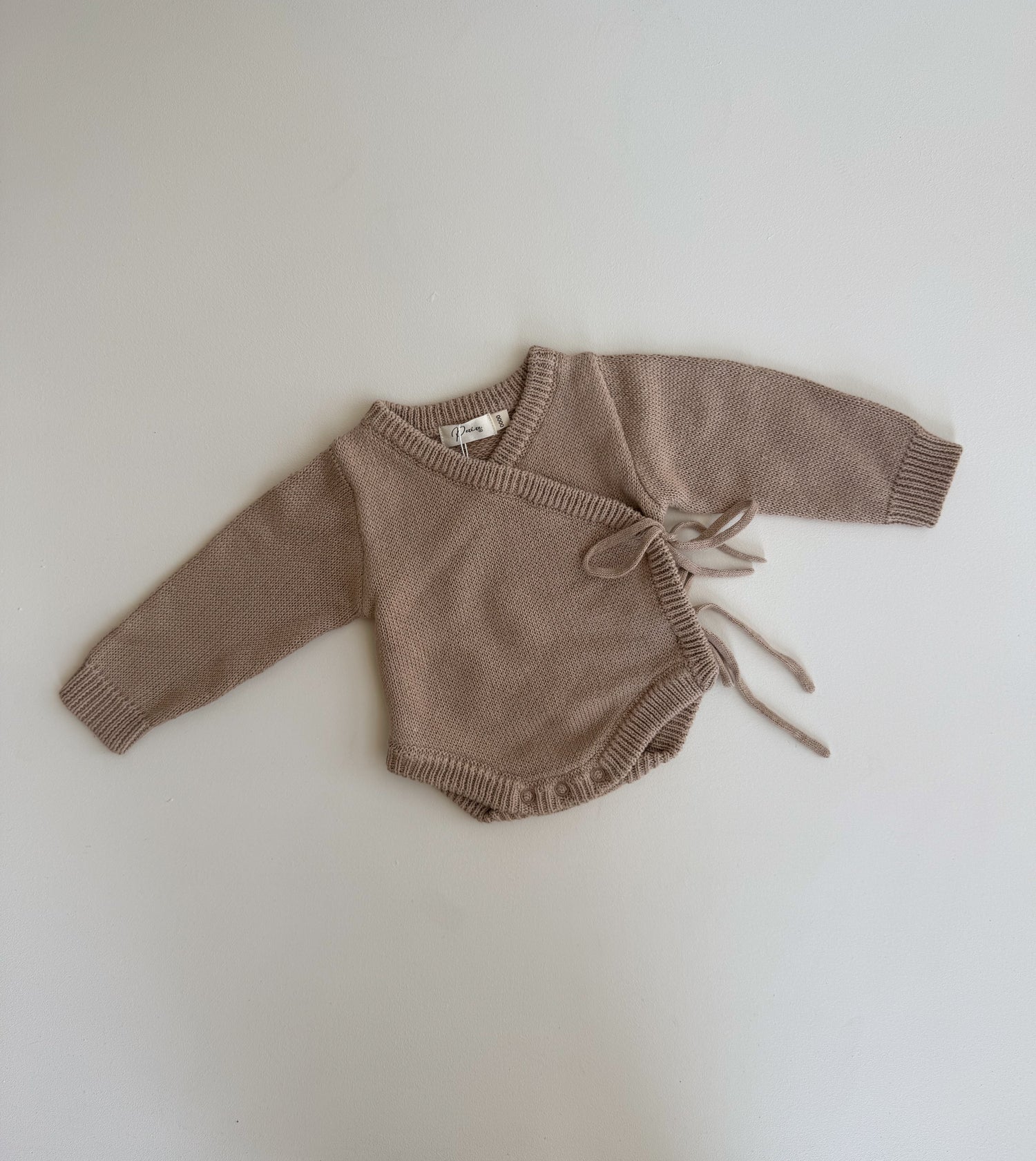 KNIT BODYSUIT | TEDDY BROWN