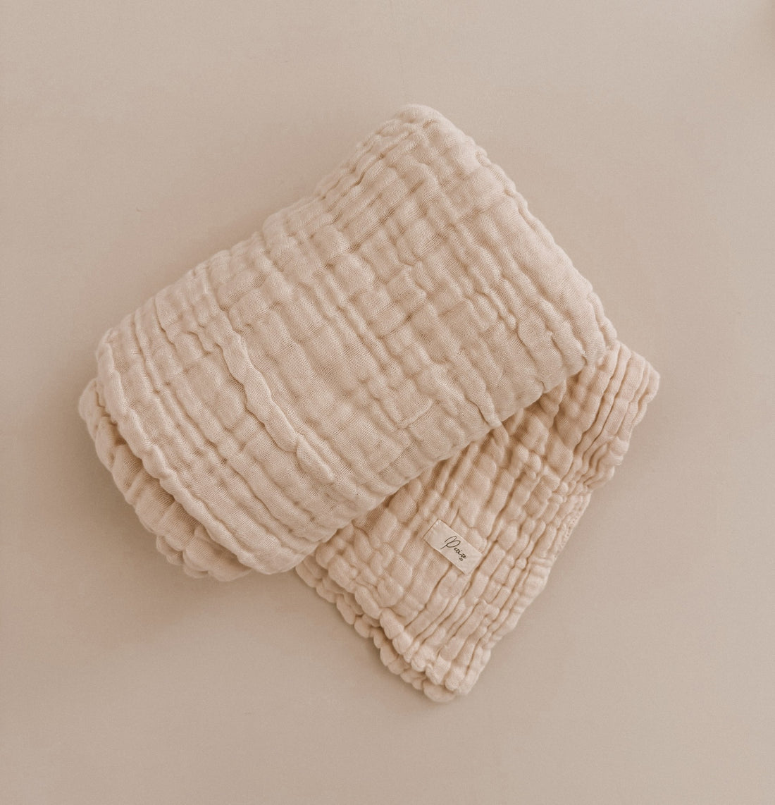 9 LAYER MUSLIN BLANKET | BEIGE