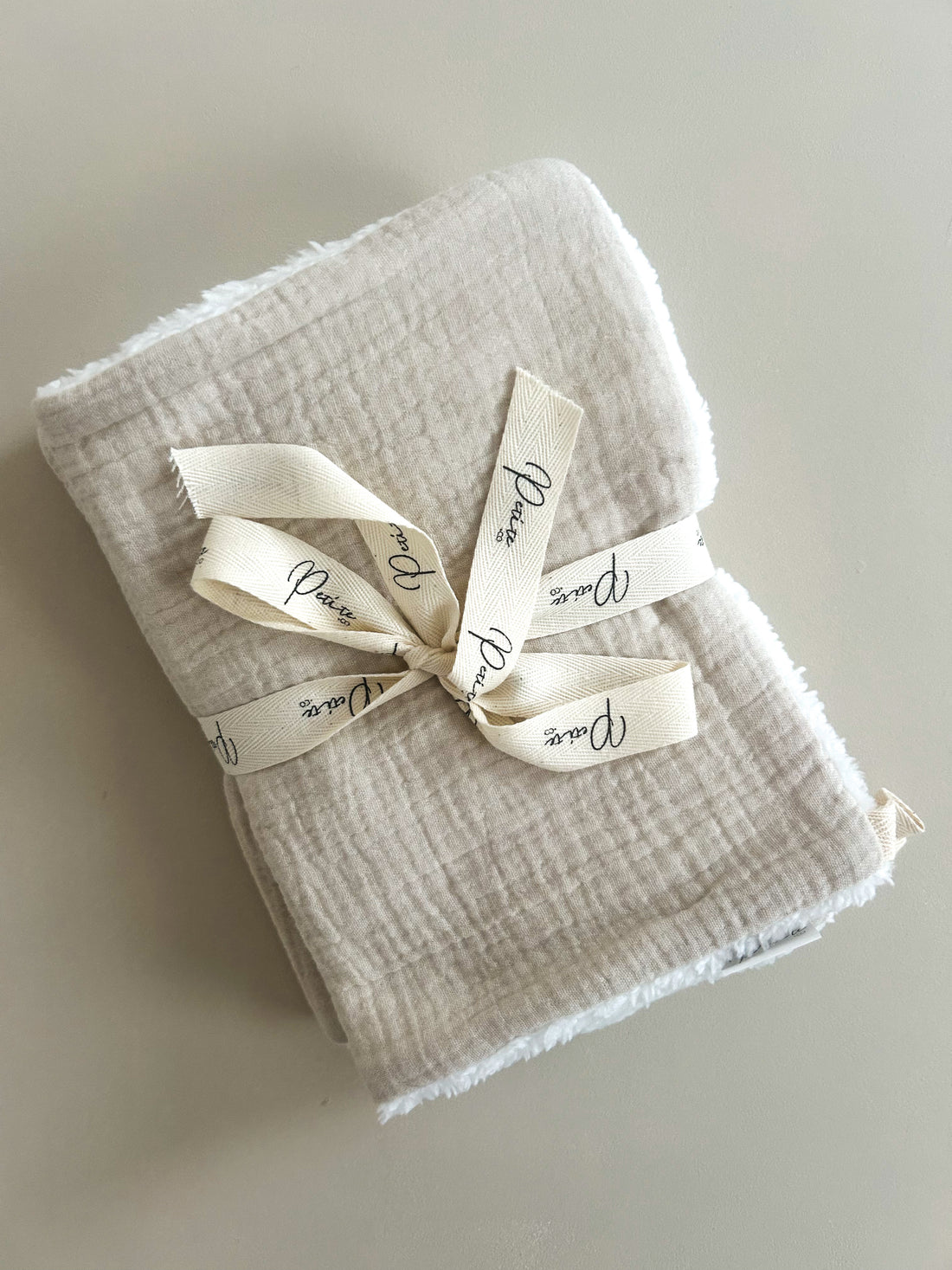 BURP CLOTHS (3 PACK) - BEIGE