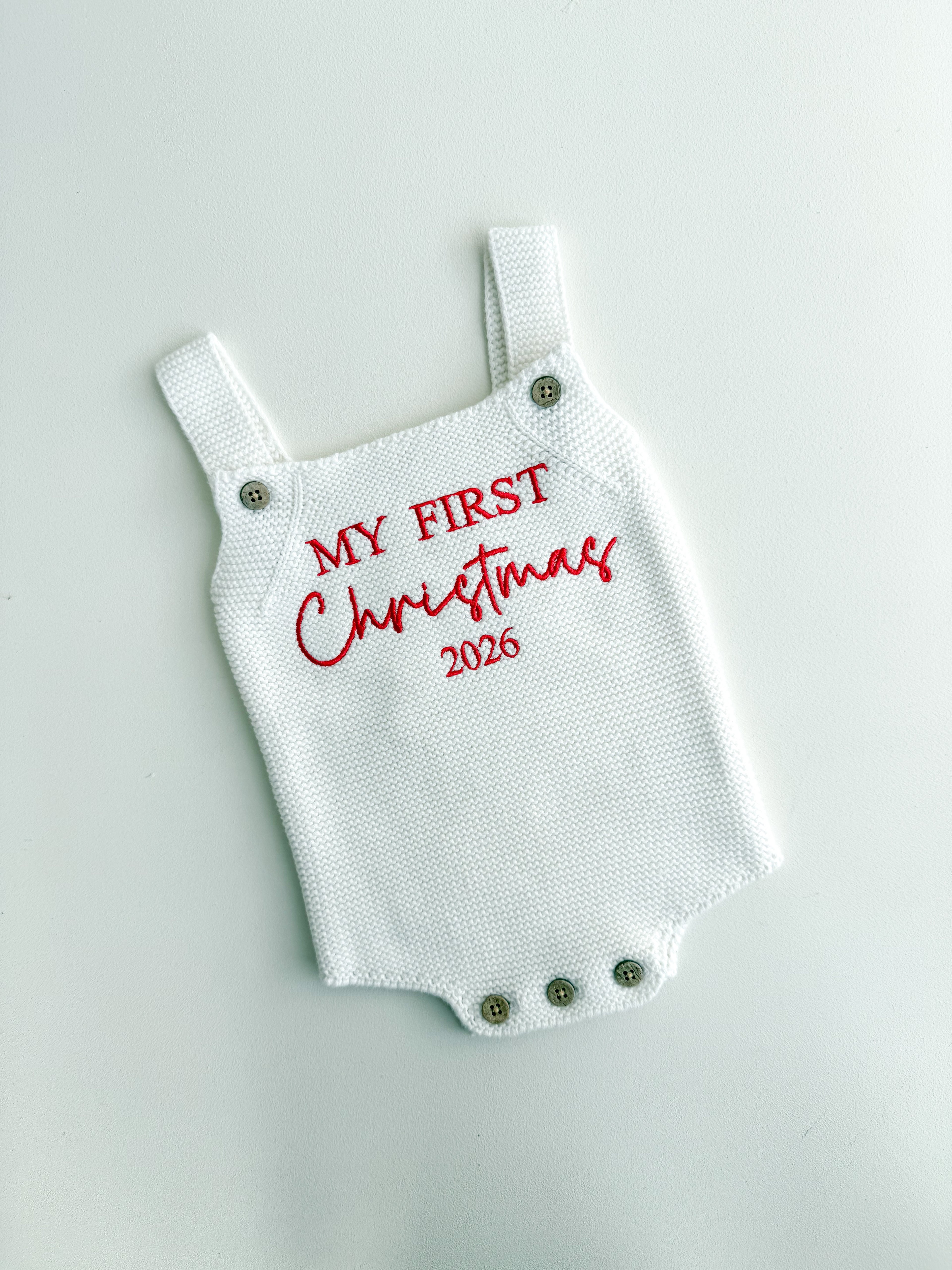 CLASSIC ROMPER | MY FIRST CHRISTMAS 2026 | MILK