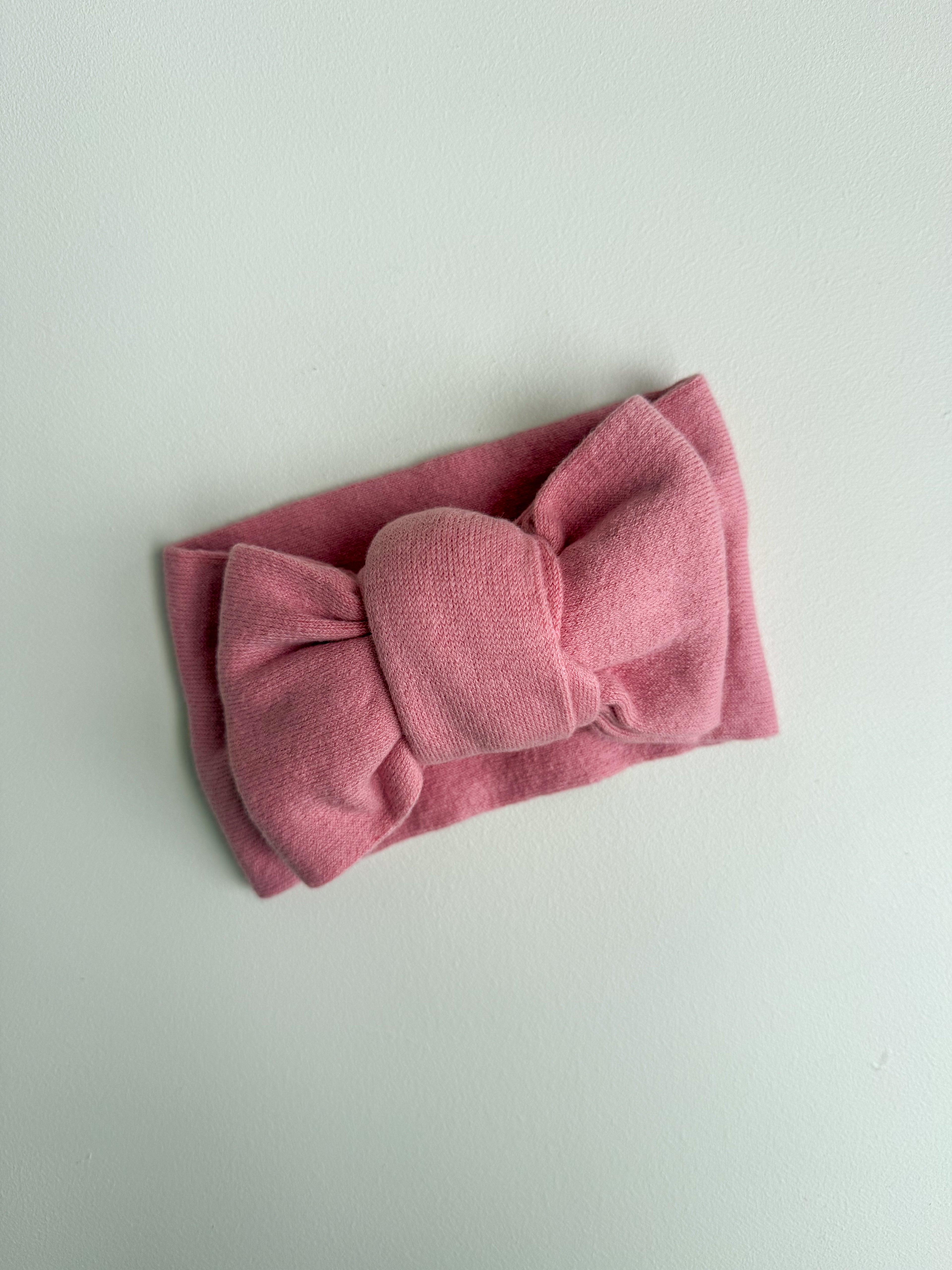 FINE KNIT BOW | WATERMELON PINK