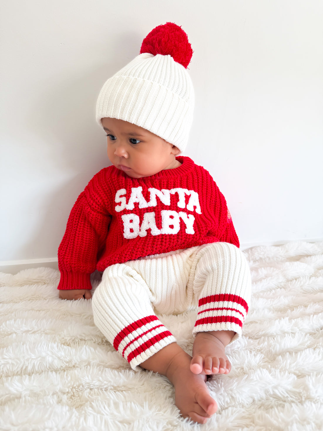 CHISTMAS BEANIE - MILK