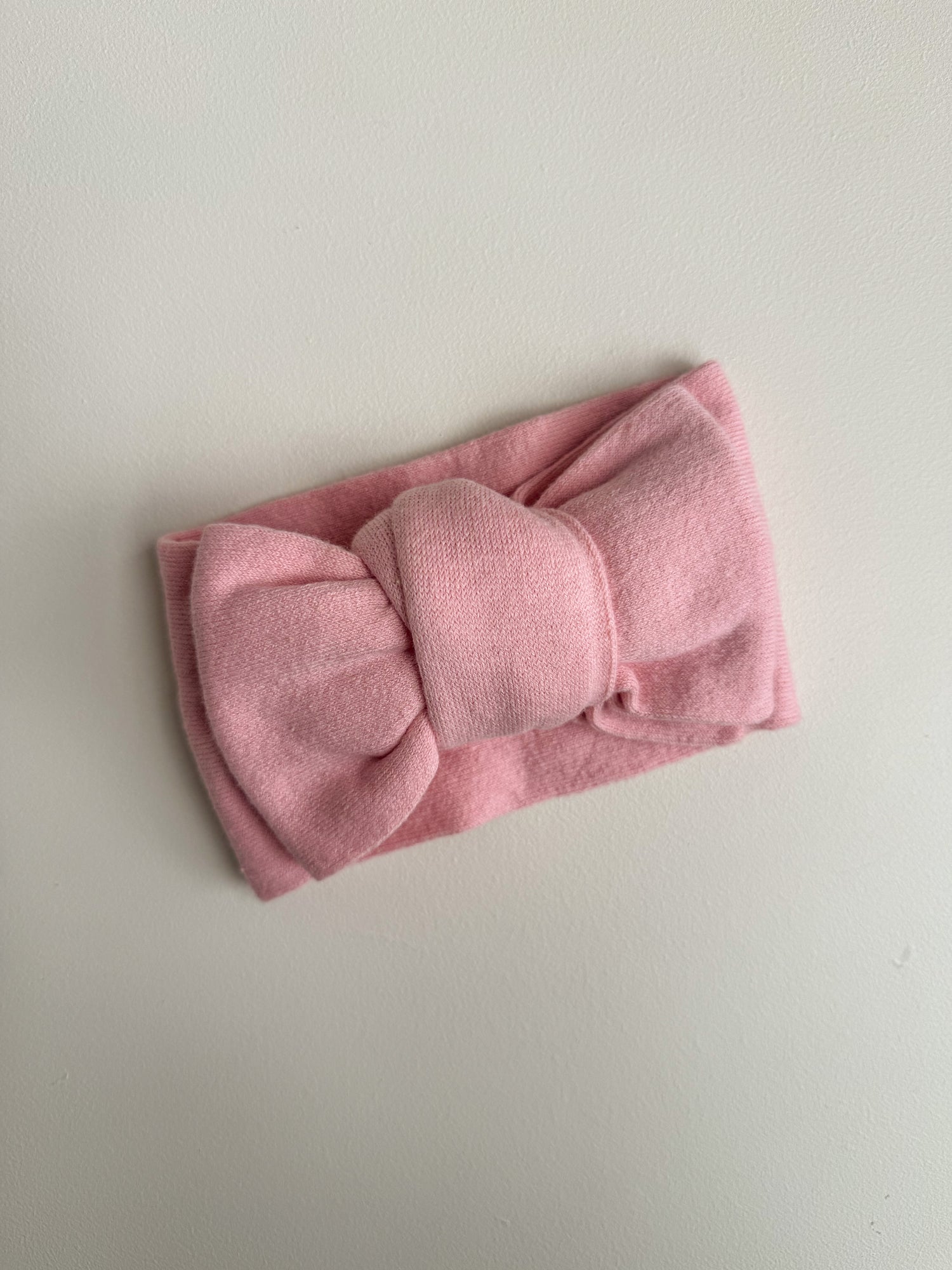 FINE KNIT BOW | BUBBLEGUM PINK