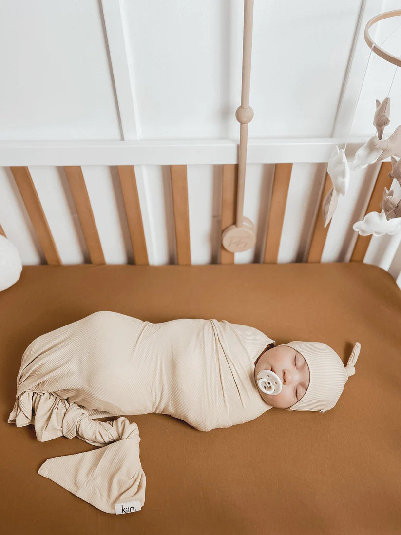 BAMBOO STRETCH SWADDLE - IVORY