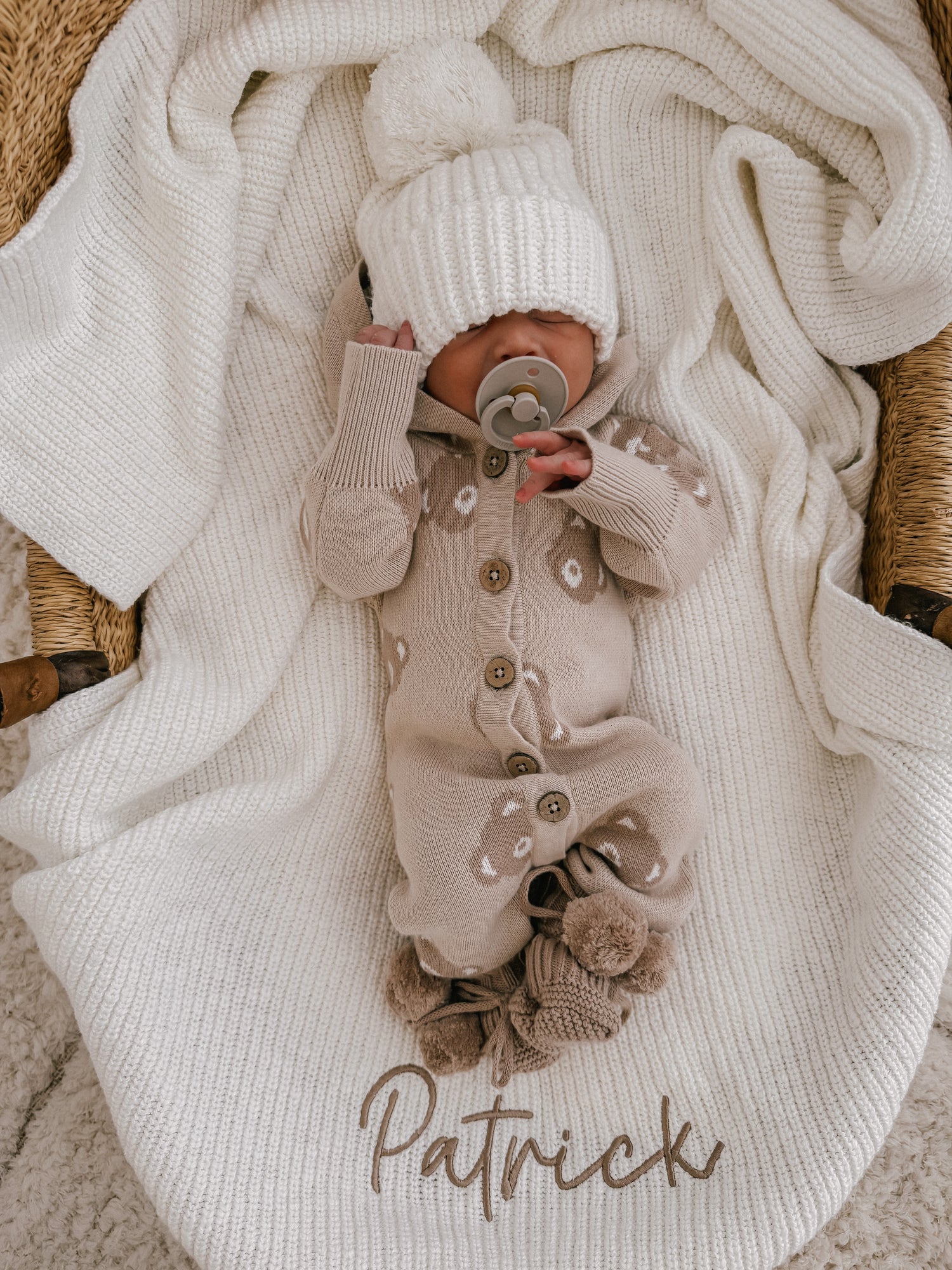 HOODED TEDDY ROMPER