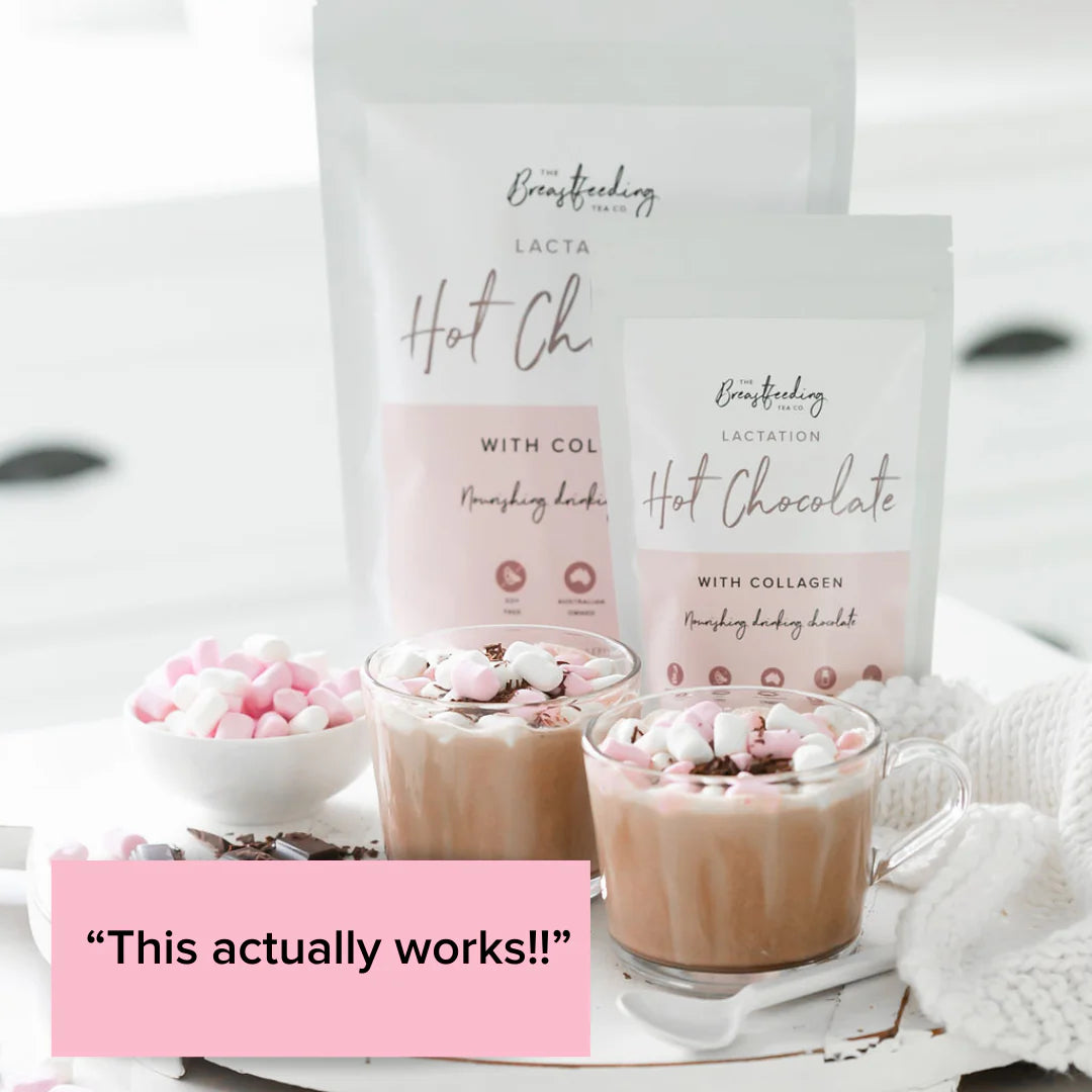 LACTATION HOT CHOCOLATE WITH COLLAGEN (DF, SF)