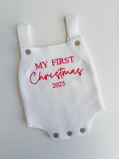 CLASSIC ROMPER | MILK - MY FIRST CHRISTMAS 2025