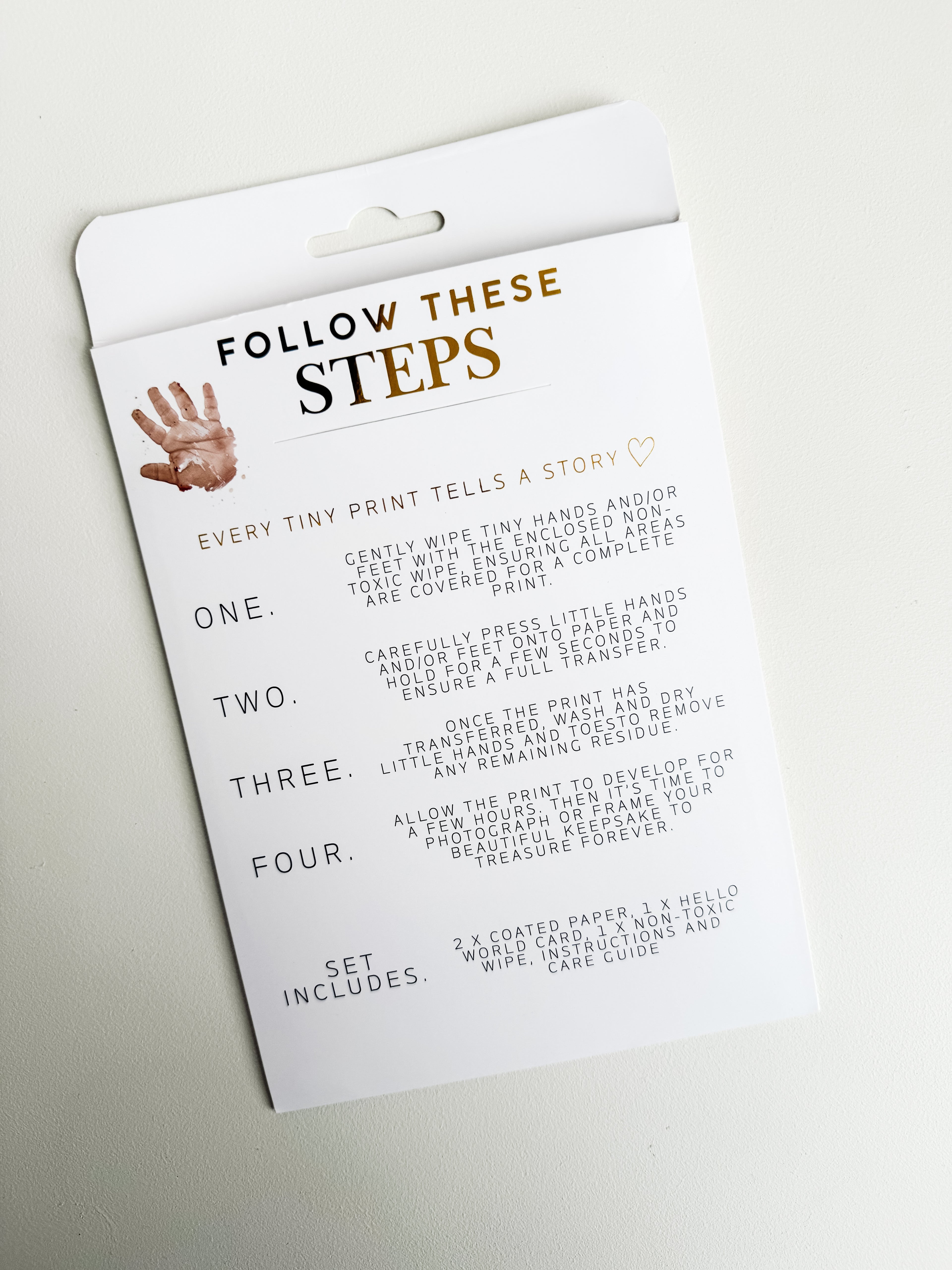 INKLESS BABY PRINTS - HAND &amp; FOOTPRINT KEEPSAKE