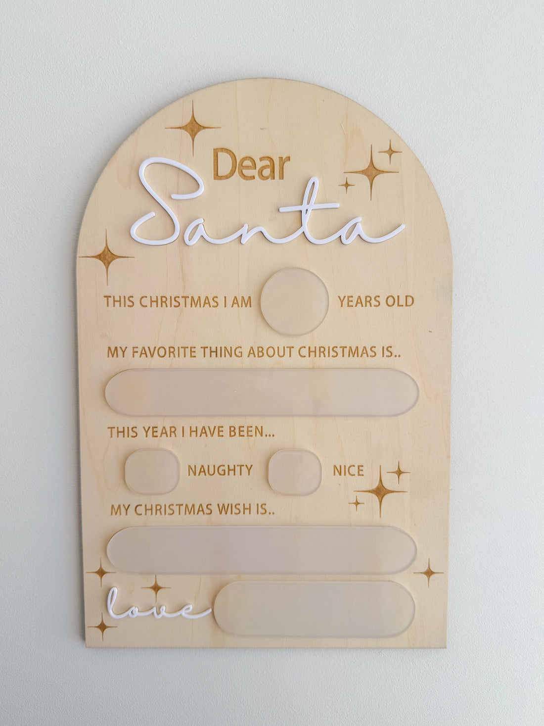 DEAR SANTA BOARD