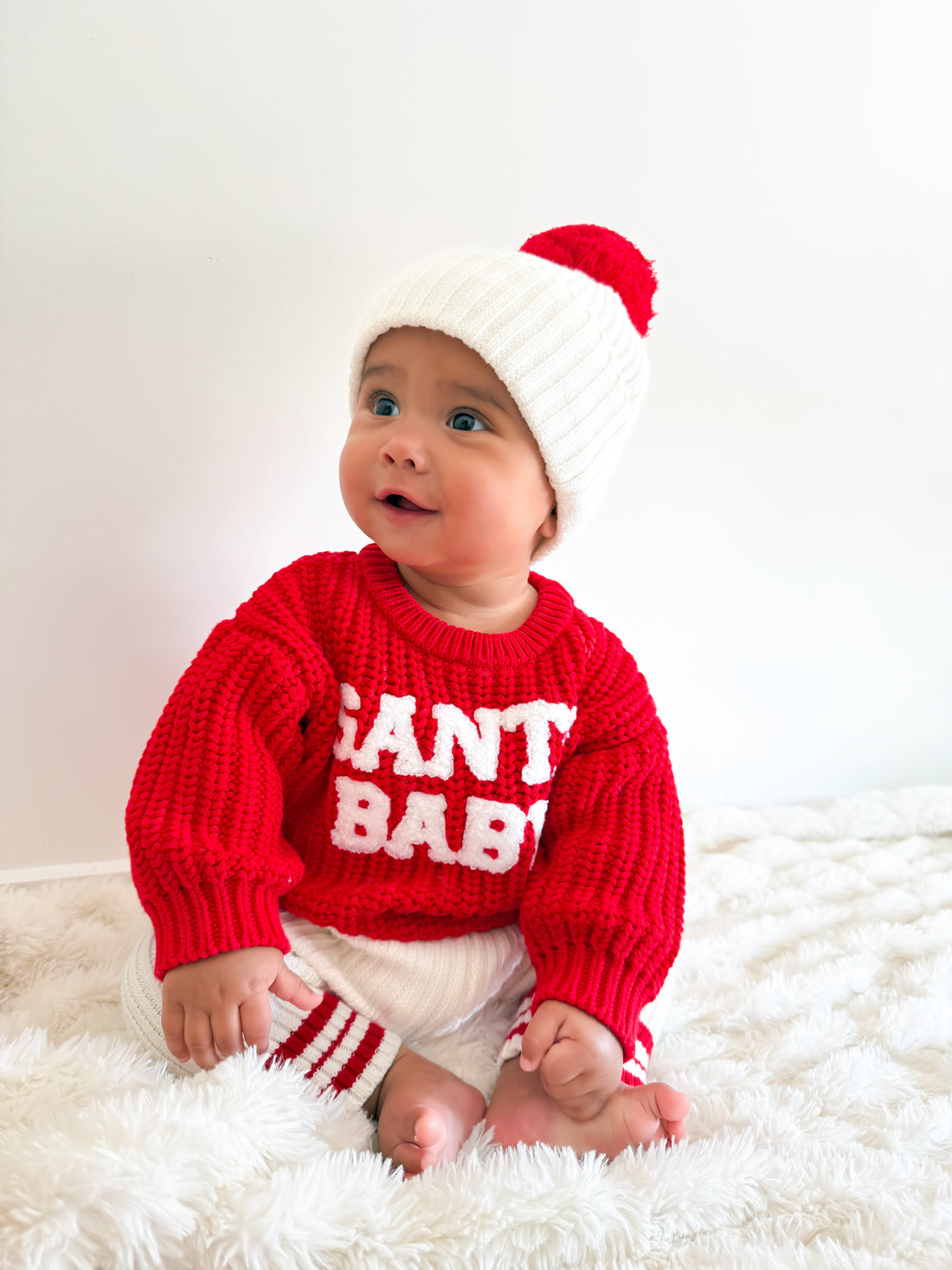 PANTS | RED AND MILK STRIPE