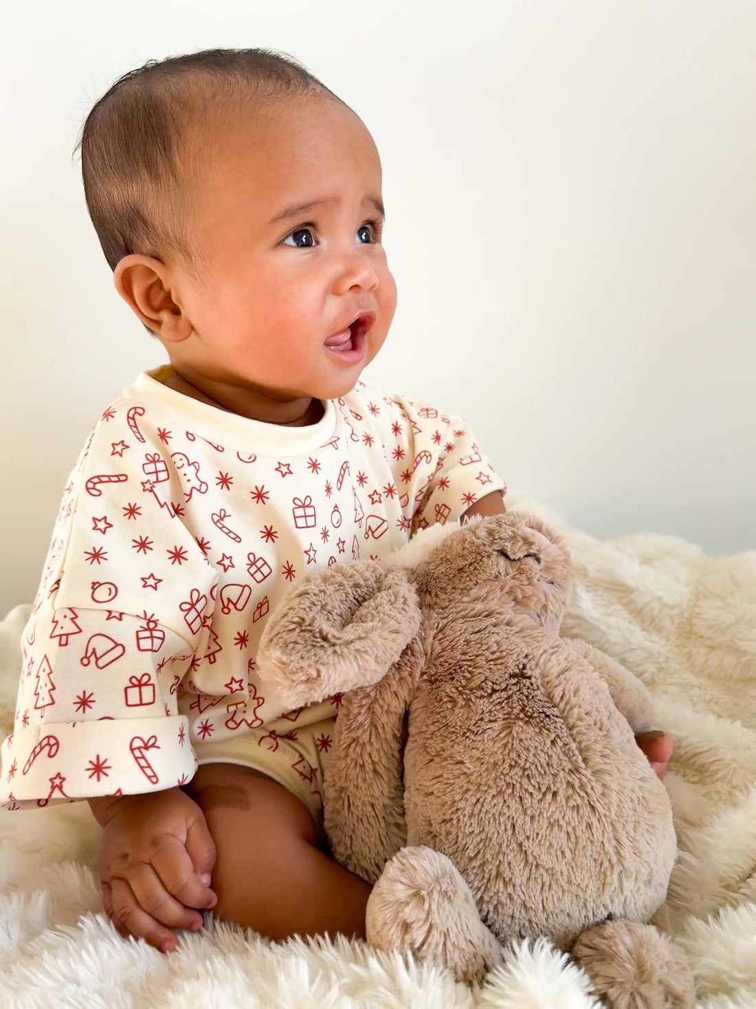 CHRISTMAS PRINT | T-SHIRT ROMPER