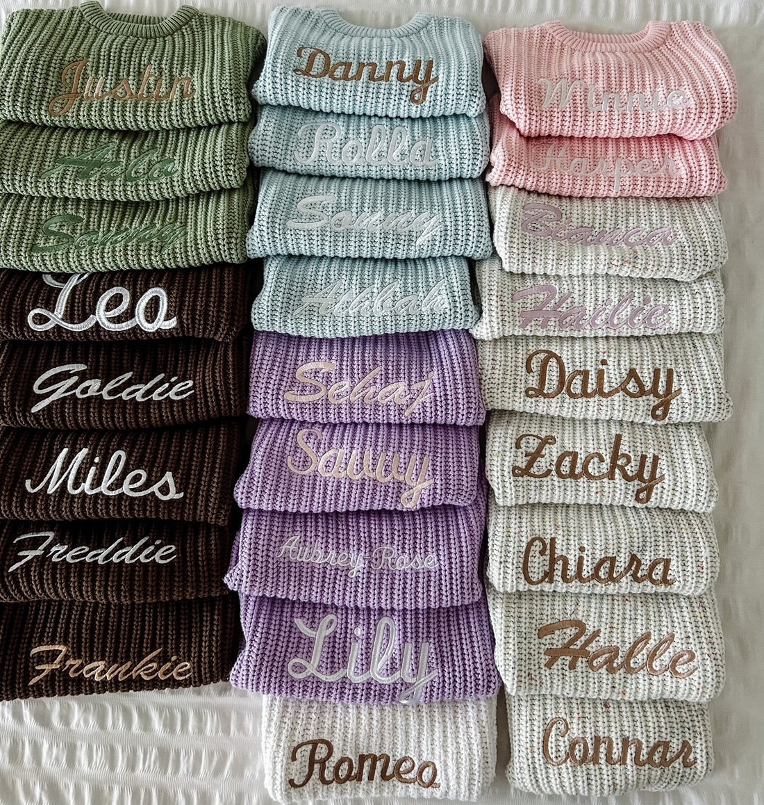 MYSTERY NAME EMBROIDERY JUMPER