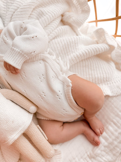 POINTELLE BODYSUIT | MILK