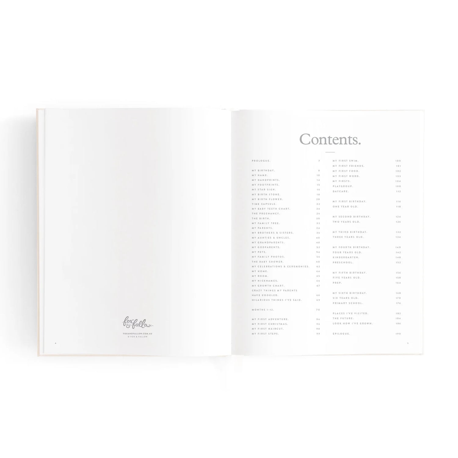 MINI BABY BOOK - OATMEAL