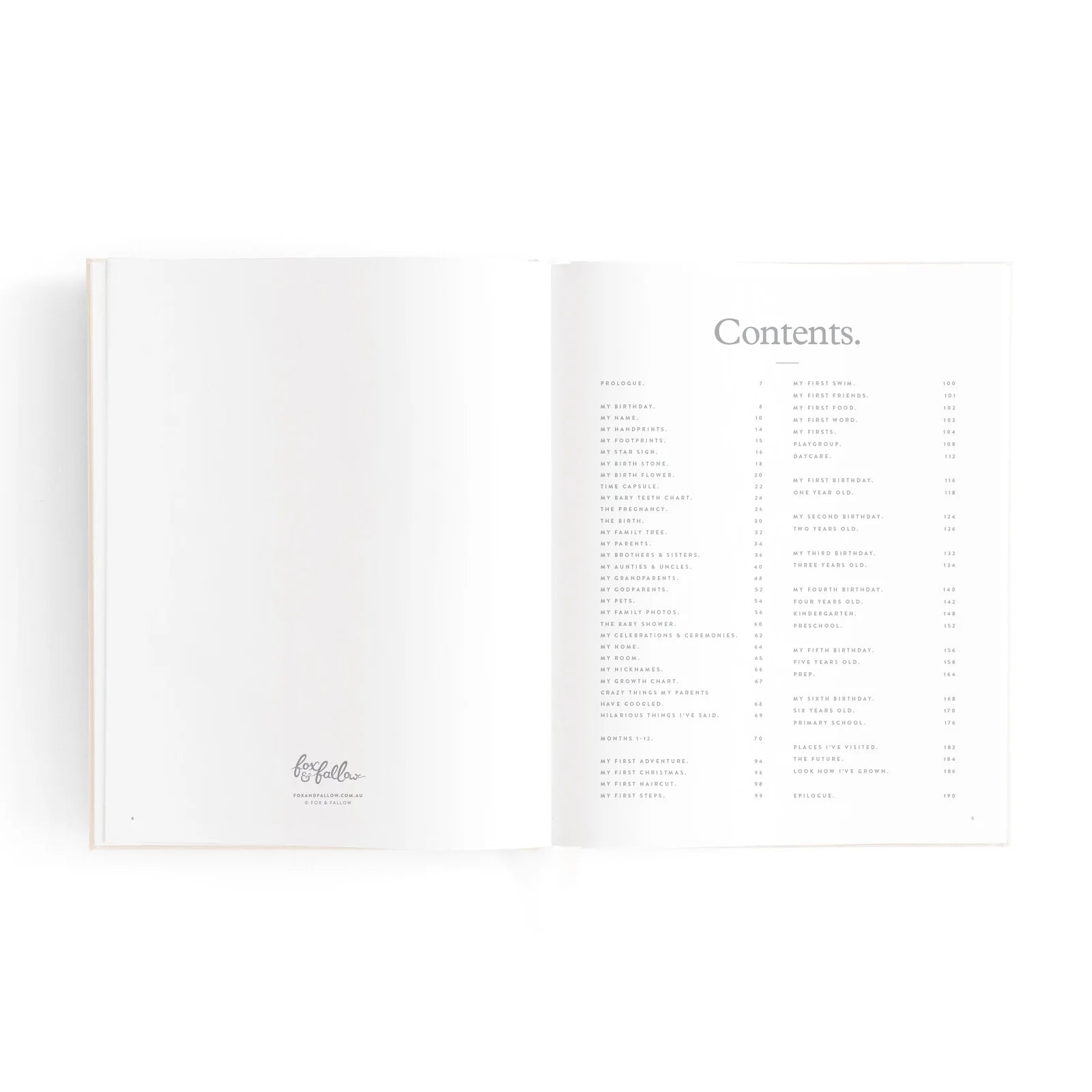 MINI BABY BOOK - OATMEAL