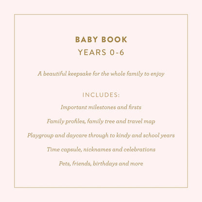 MINI BABY BOOK - OATMEAL