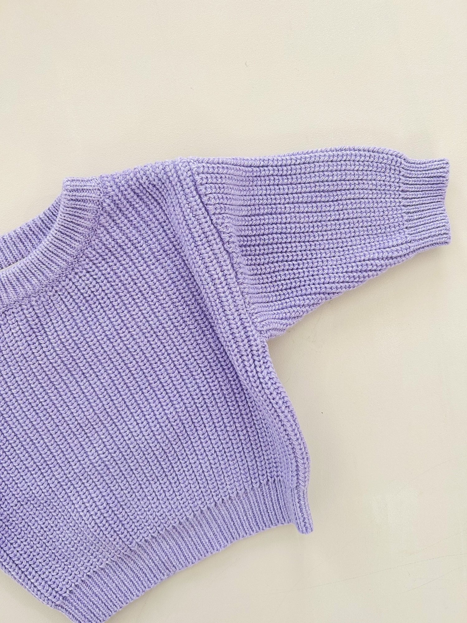 PURPLE KNIT JUMPER - SAMPLE