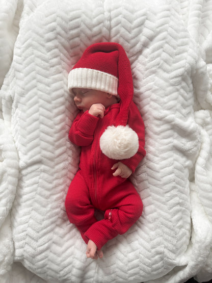 WAFFLE ONESIE | RED