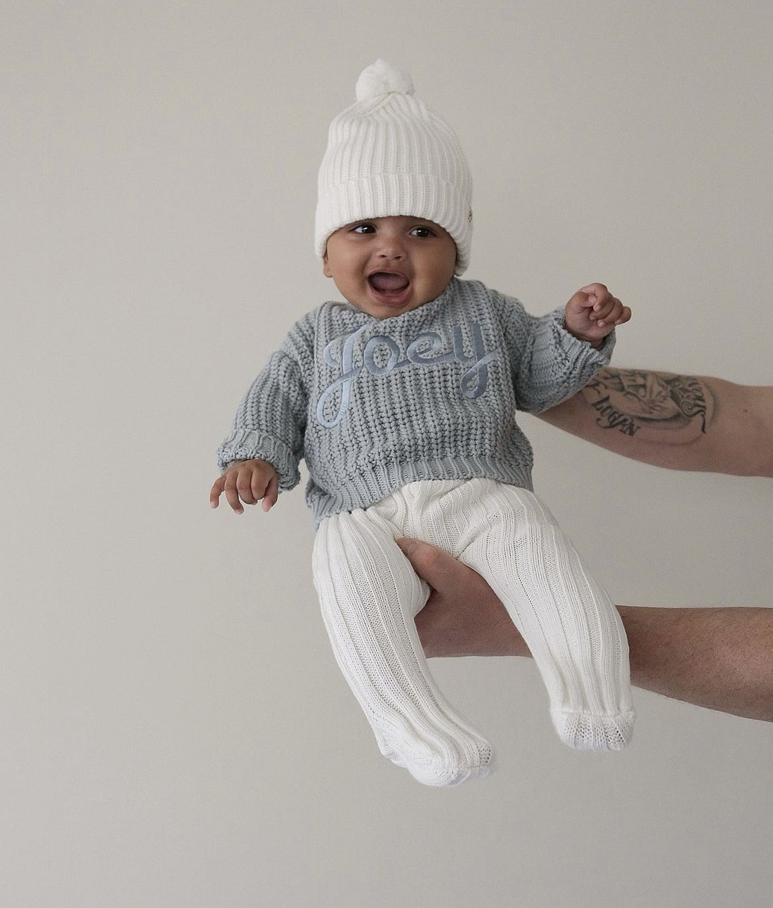 CHUNKY KNIT JUMPER - SEA