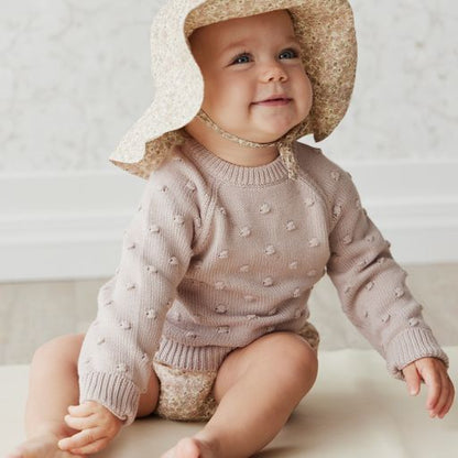 JAMIE KAY | DOTTY KNIT JUMPER | ROSEBUD
