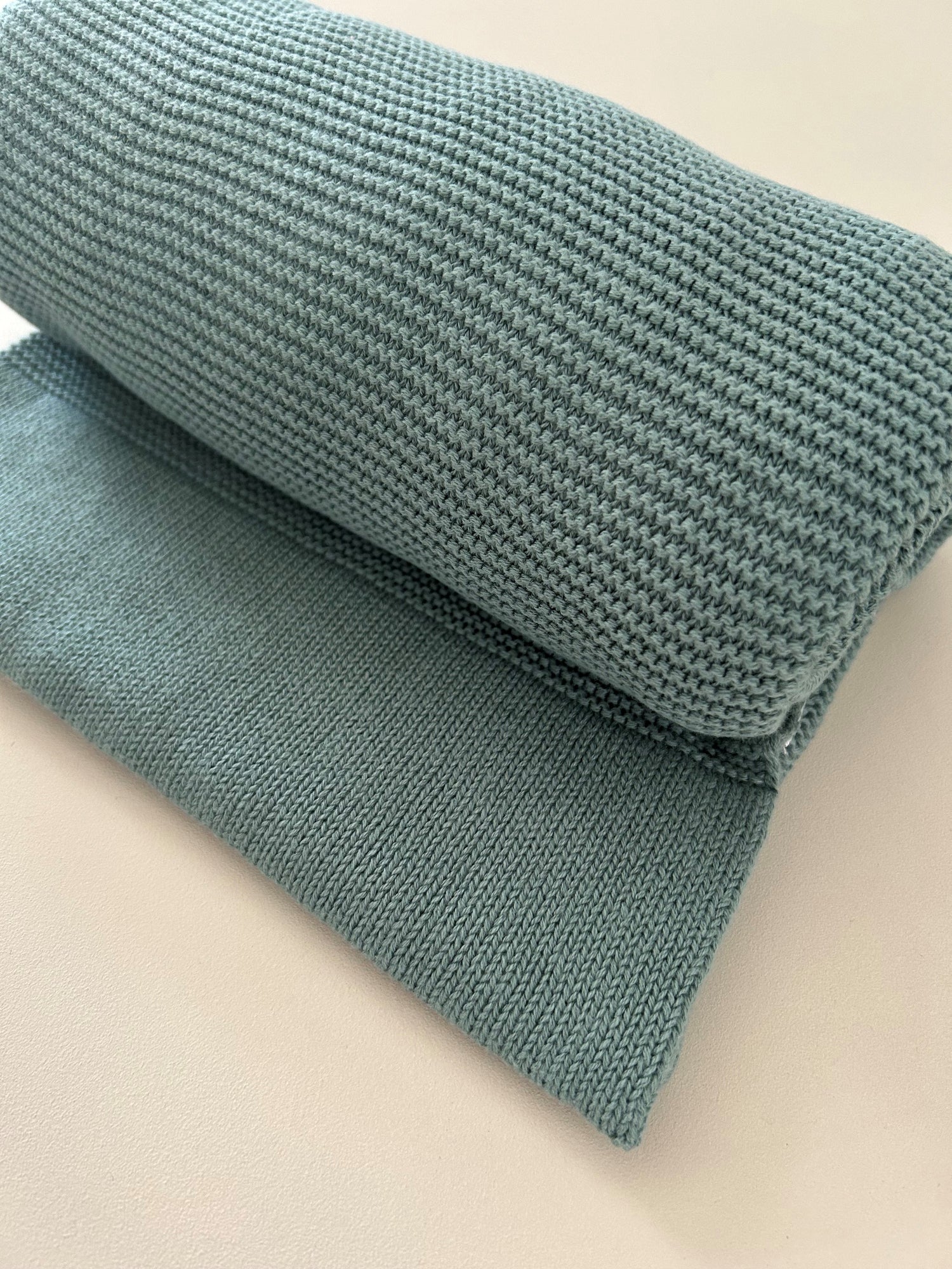THICK BOARDER PERSONALISED BABY BLANKET | TEAL