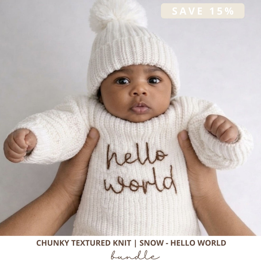 Chunky Textured Knit | Snow &