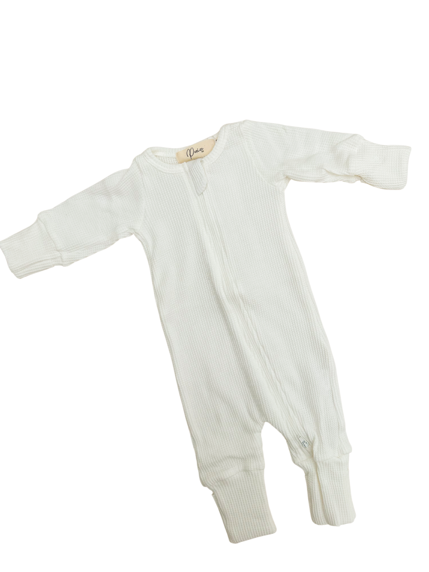 WAFFLE ONESIE | WHITE