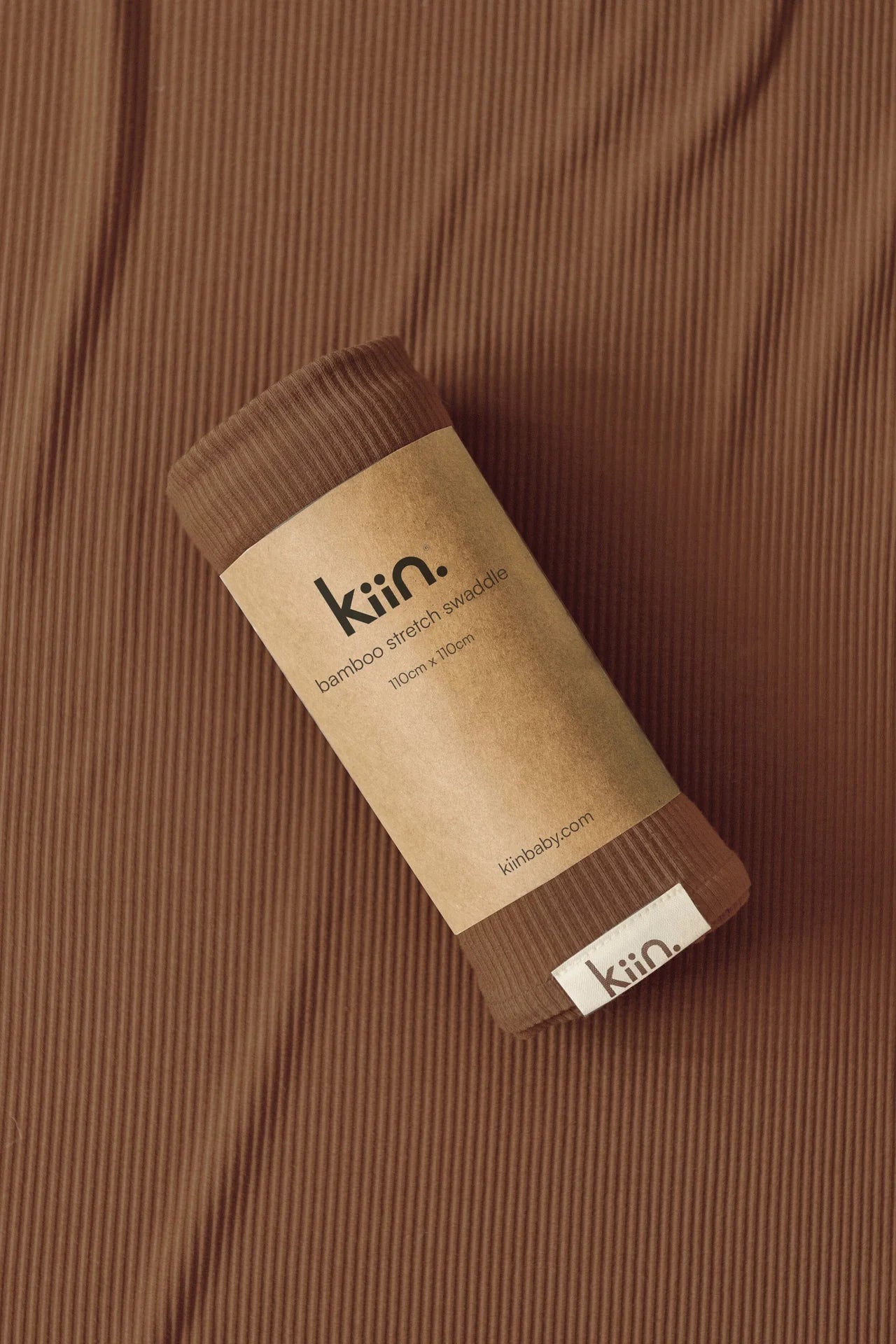 BAMBOO STRETCH SWADDLE - CHOCOLATE