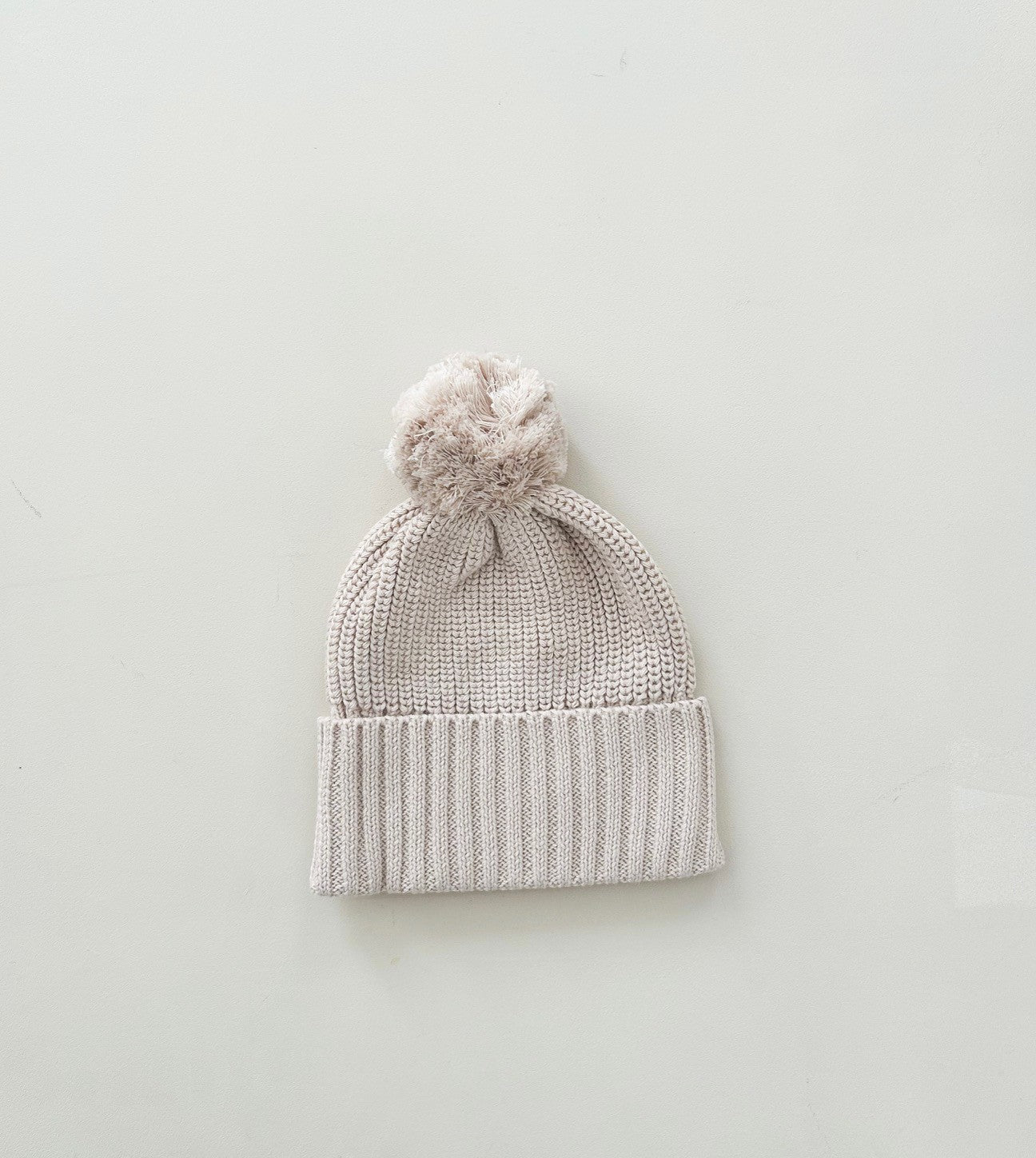 CUFF KNIT BEANIE | LATTE