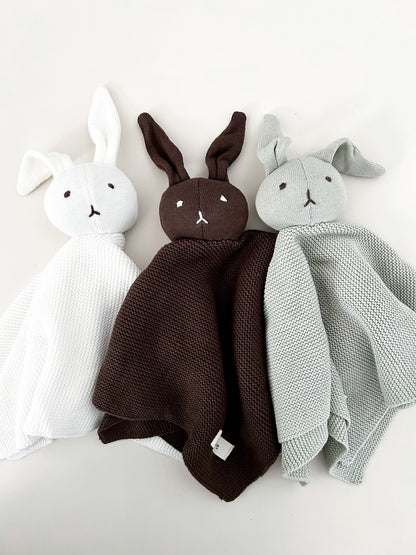 BUNNY LOVEY COMFORTER | CHOCOLATE