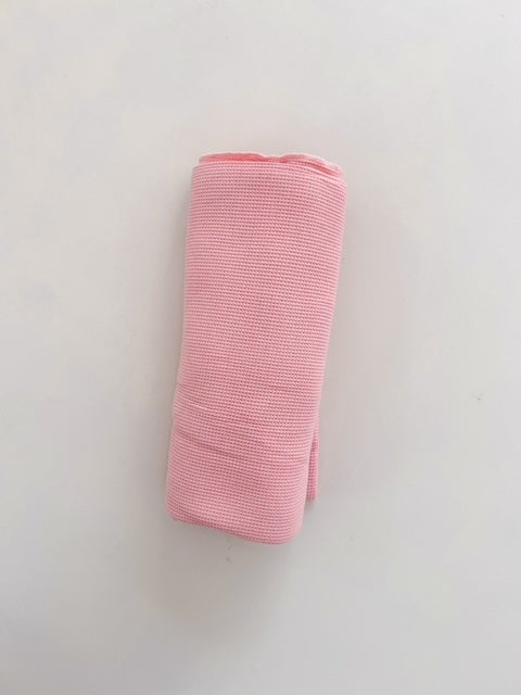 WAFFLE SWADDLE BLANKET | DUSTY ROSE