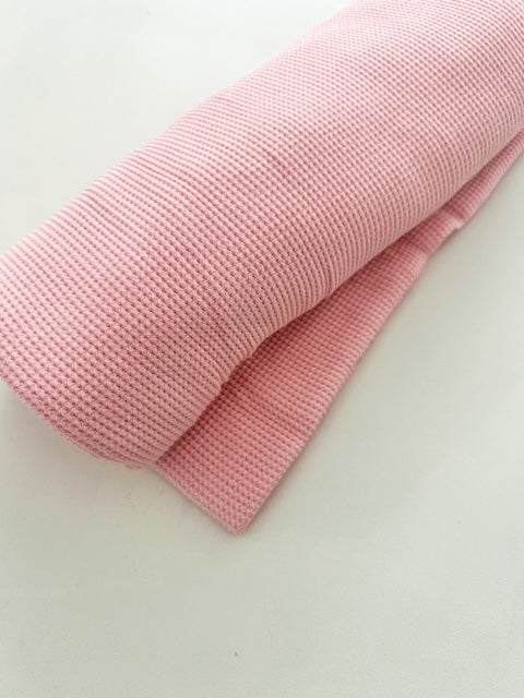 WAFFLE SWADDLE BLANKET | DUSTY ROSE