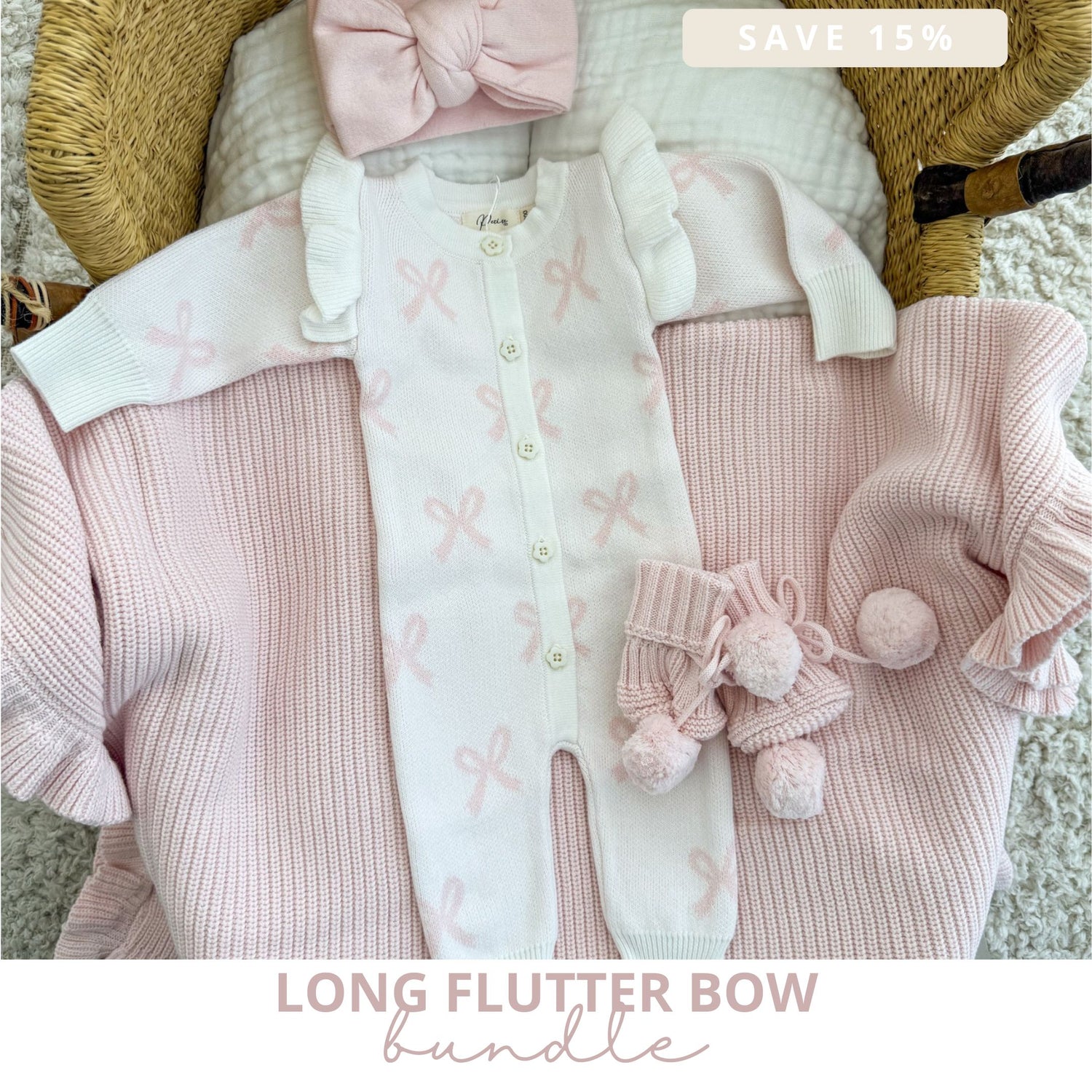 Long Flutter Bow Bundle