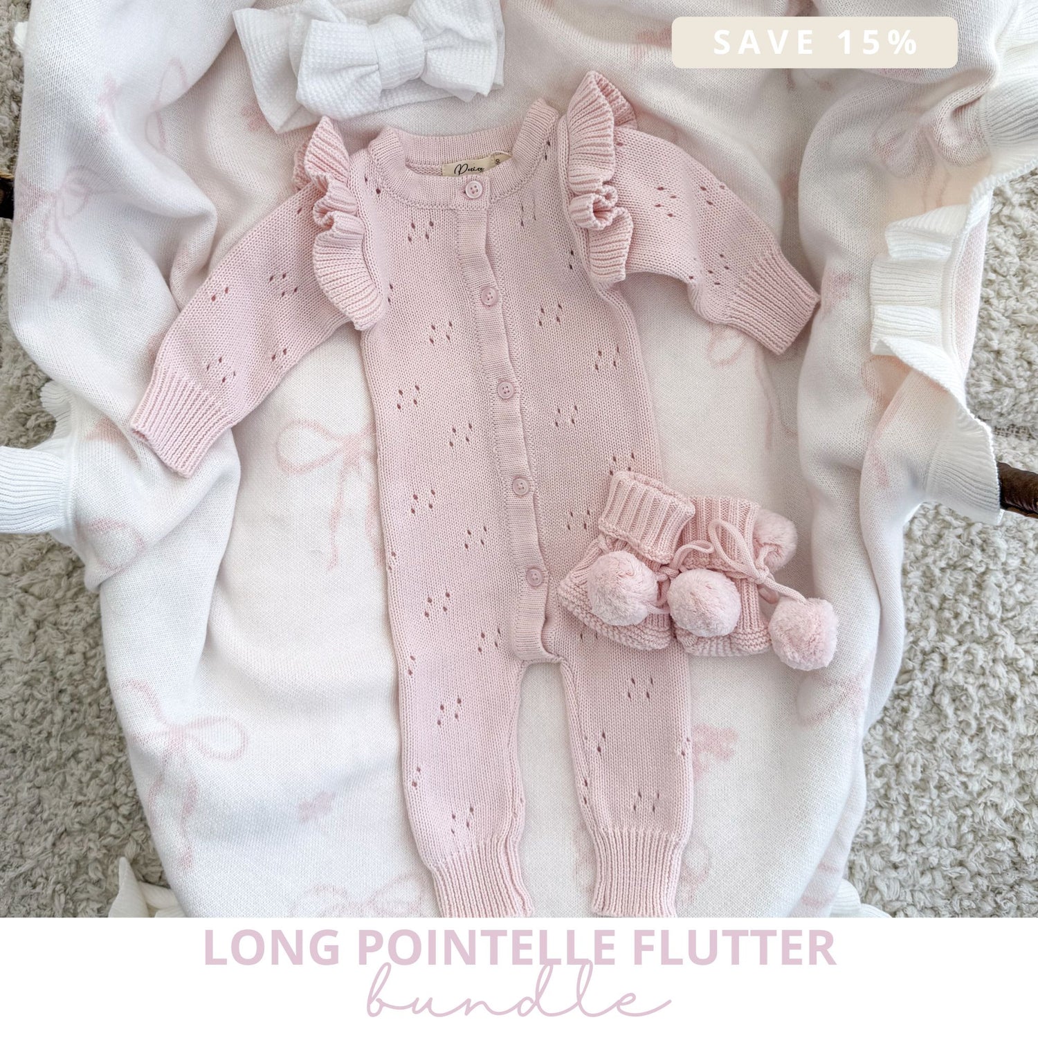 Long Pointelle Flutter Bundle
