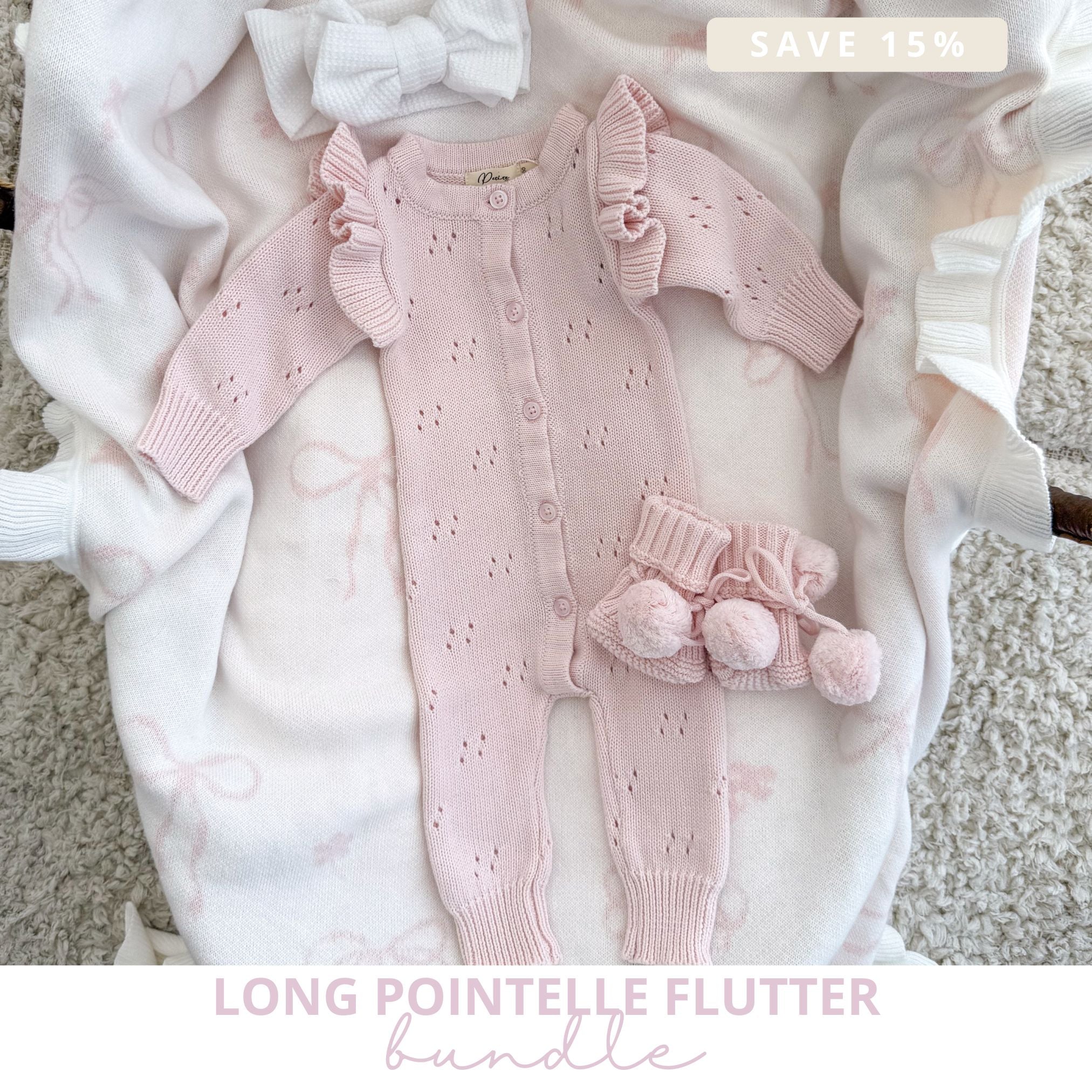 Long Pointelle Flutter Bundle