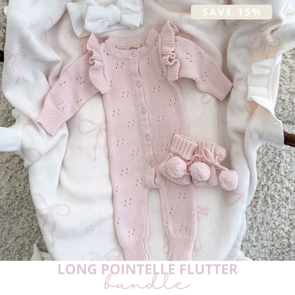 Long Pointelle Flutter Bundle