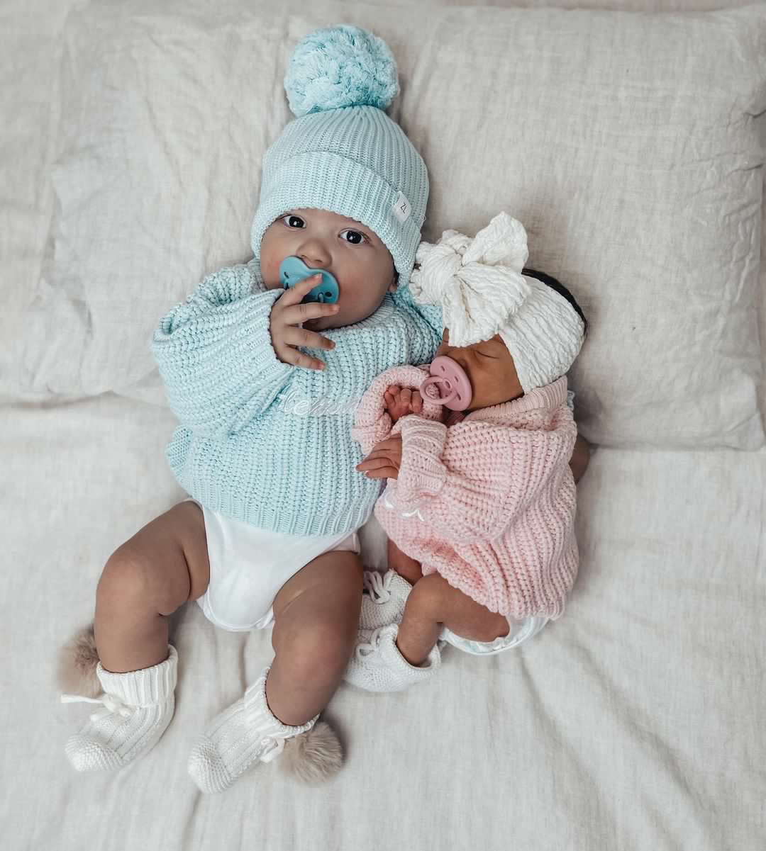 Baby pink knitted clearance jumper