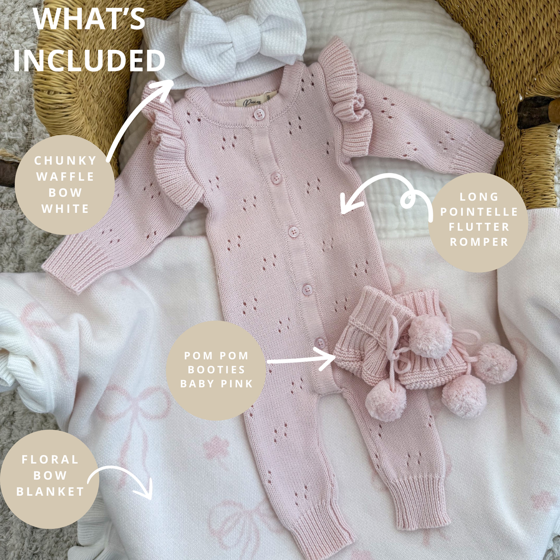 Long Pointelle Flutter Bundle