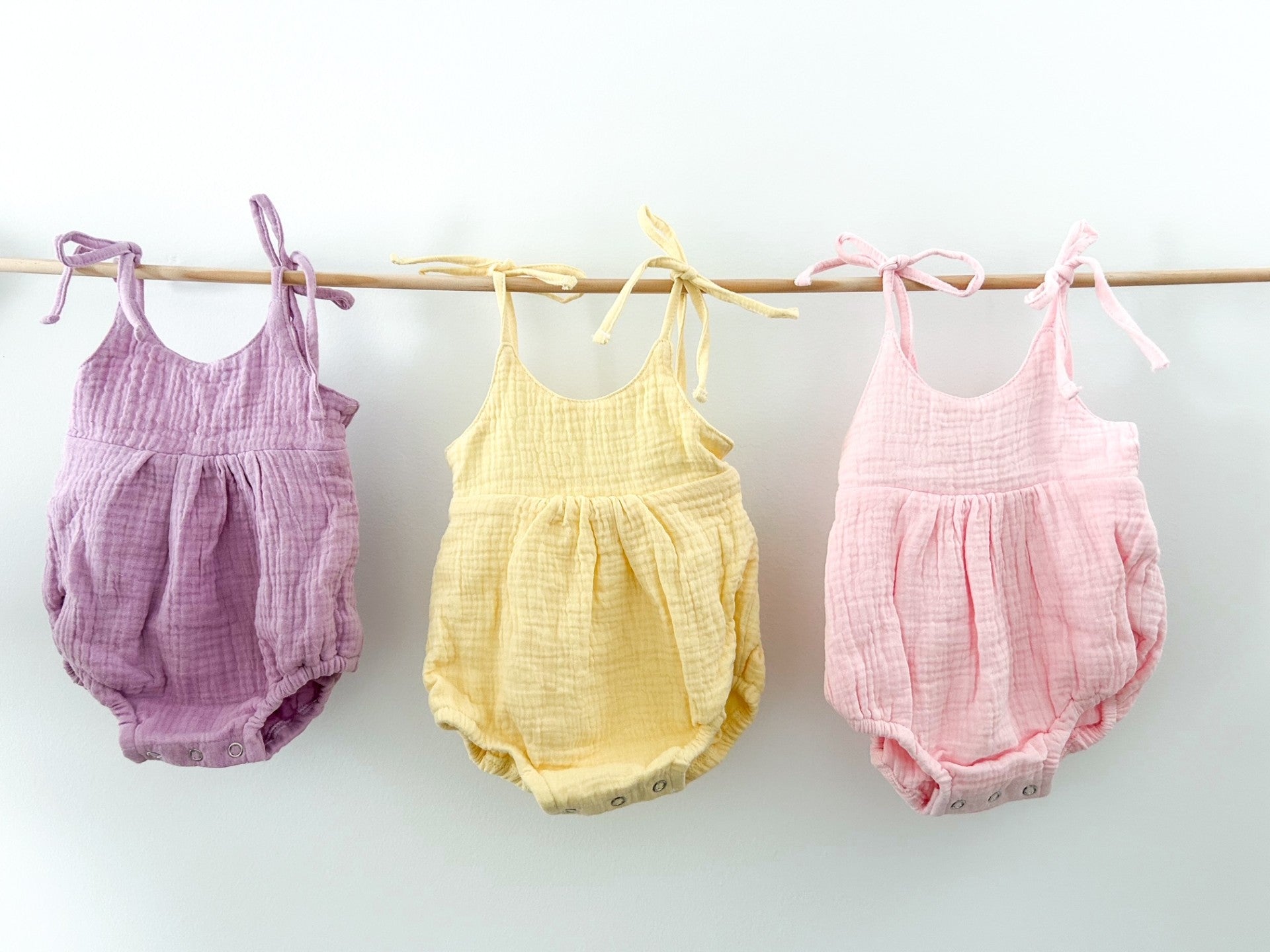 MUSLIN SUMMER ROMPER | VIOLET